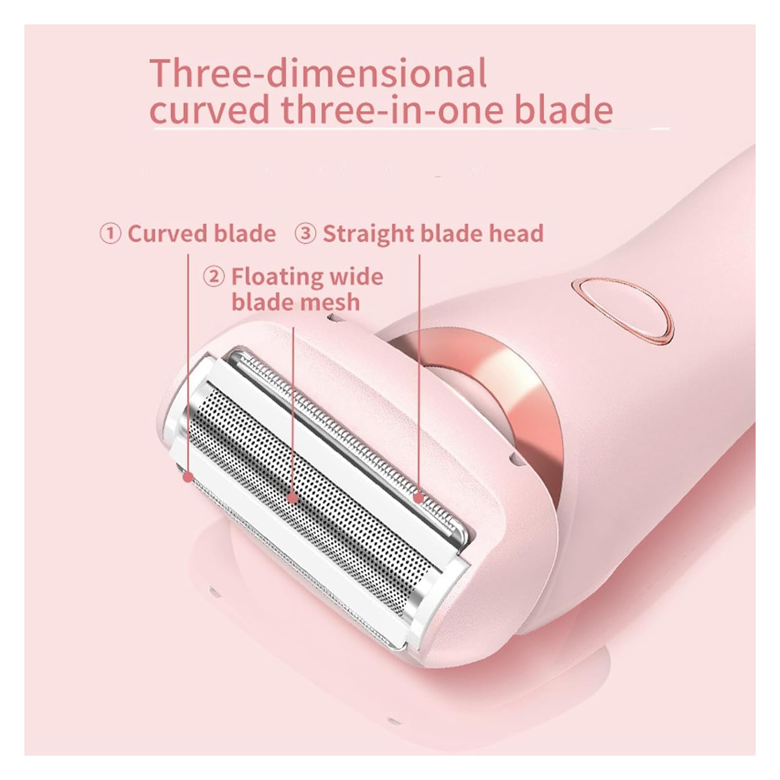 Silkglide Pro 2024 Women's Electric Razor - 2 in 1 Wet/Dry Shaver & Painless Epilator for Smooth Hair Removal at Home, Pink | Perfect for Travel, Gym & Quick Touch-Ups