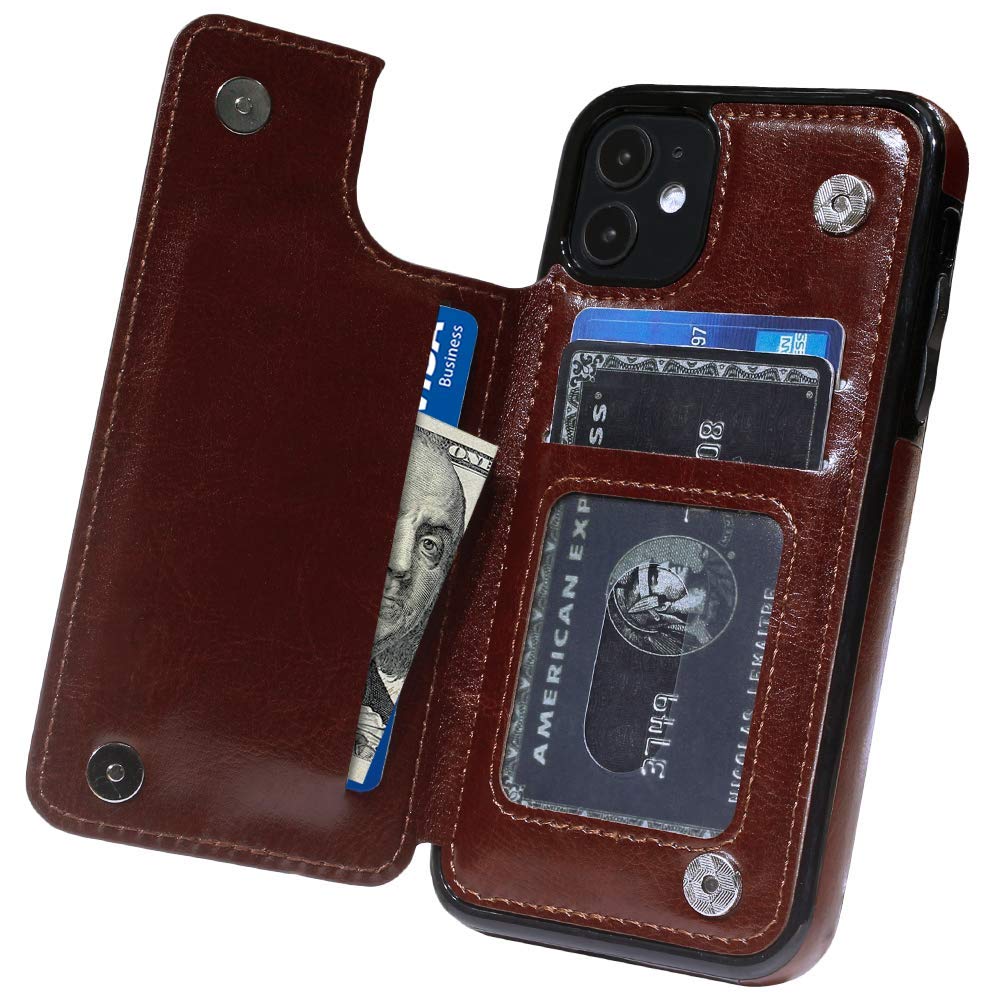 Premium MIDOLA Leather Wallet Case for iPhone 12 Mini (5.4
