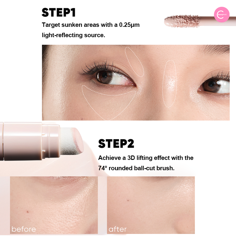 JUDYDOLL Dual Action Liquid Contour & Highlighter - Creamy Blendable Face Makeup for Cheekbones & Nose - Perfect for Everyday Glam & Photo Shoots