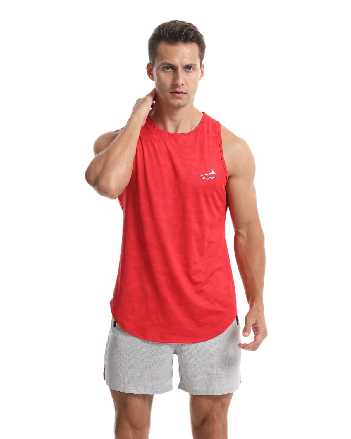 Men's Quick-Dry Workout Tank Top - Muscle Fitness Bodybuilding Running Sleeveless Shirt for Gym, Training & Outdoor Sports