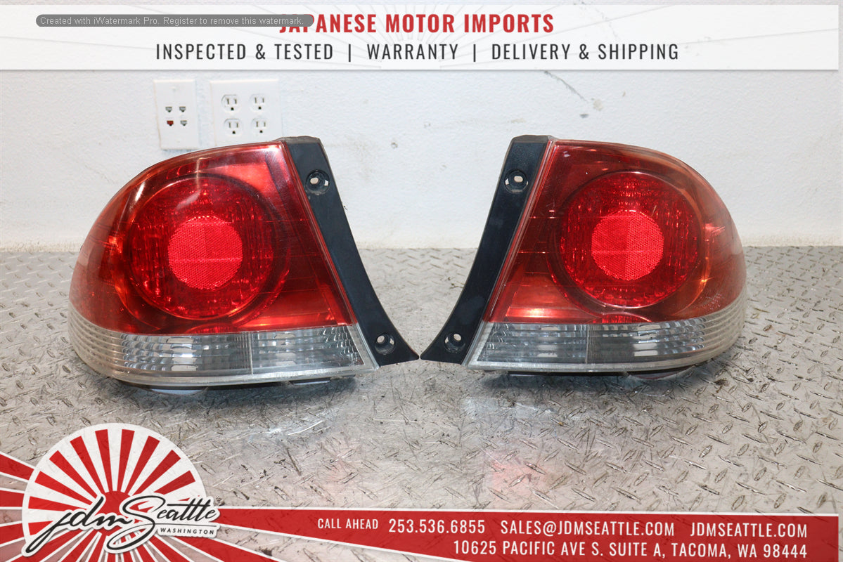 Lexus IS300 Toyota Altezza Trunk Lip Spoiler, Rear Bumper & Taillights (Left/Right) - Perfect for Car Upgrades & Styling
