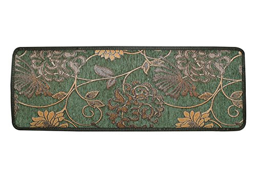 Premium Non-Slip Stair Tread Rugs - Classic European Design Carpet for Stairs - 25.6