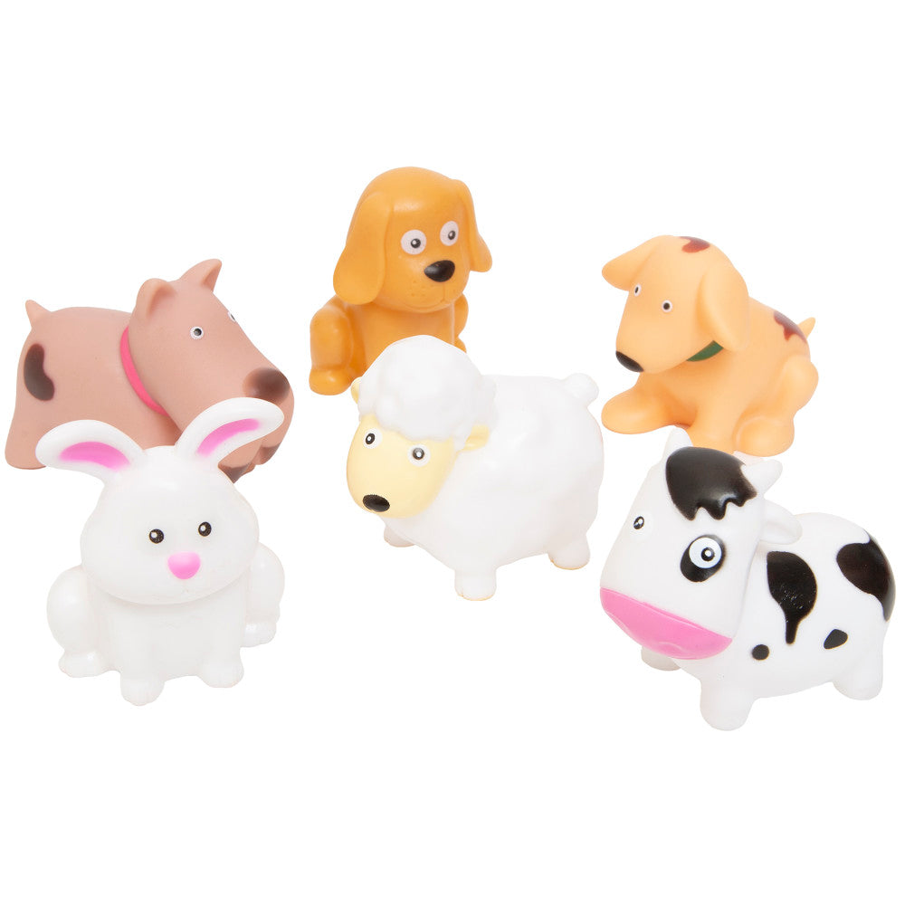 Boley Farm Animal Bath Toy Bucket - 12 Piece Water Play Set for Kids - Fun Bathtime & Pool Toys for Toddlers