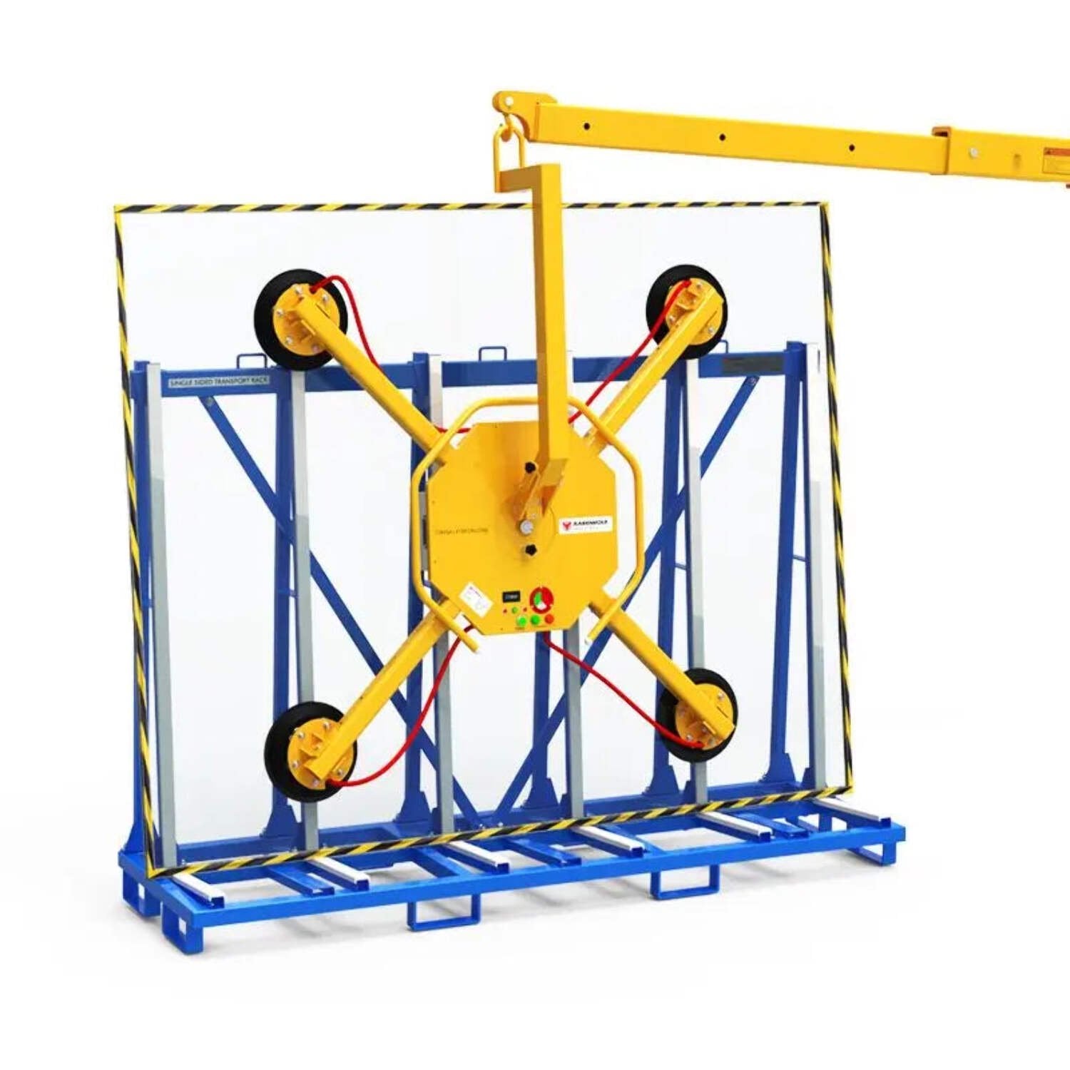 Aardwolf ARGL 500 DC Powered Vacuum Glass Lifter - Heavy Duty Glass Suction Cup for Window Installation, Glass Handling & Mirror Mounting - Perfect for Construction, Home Improvement & Glass Workshop Use