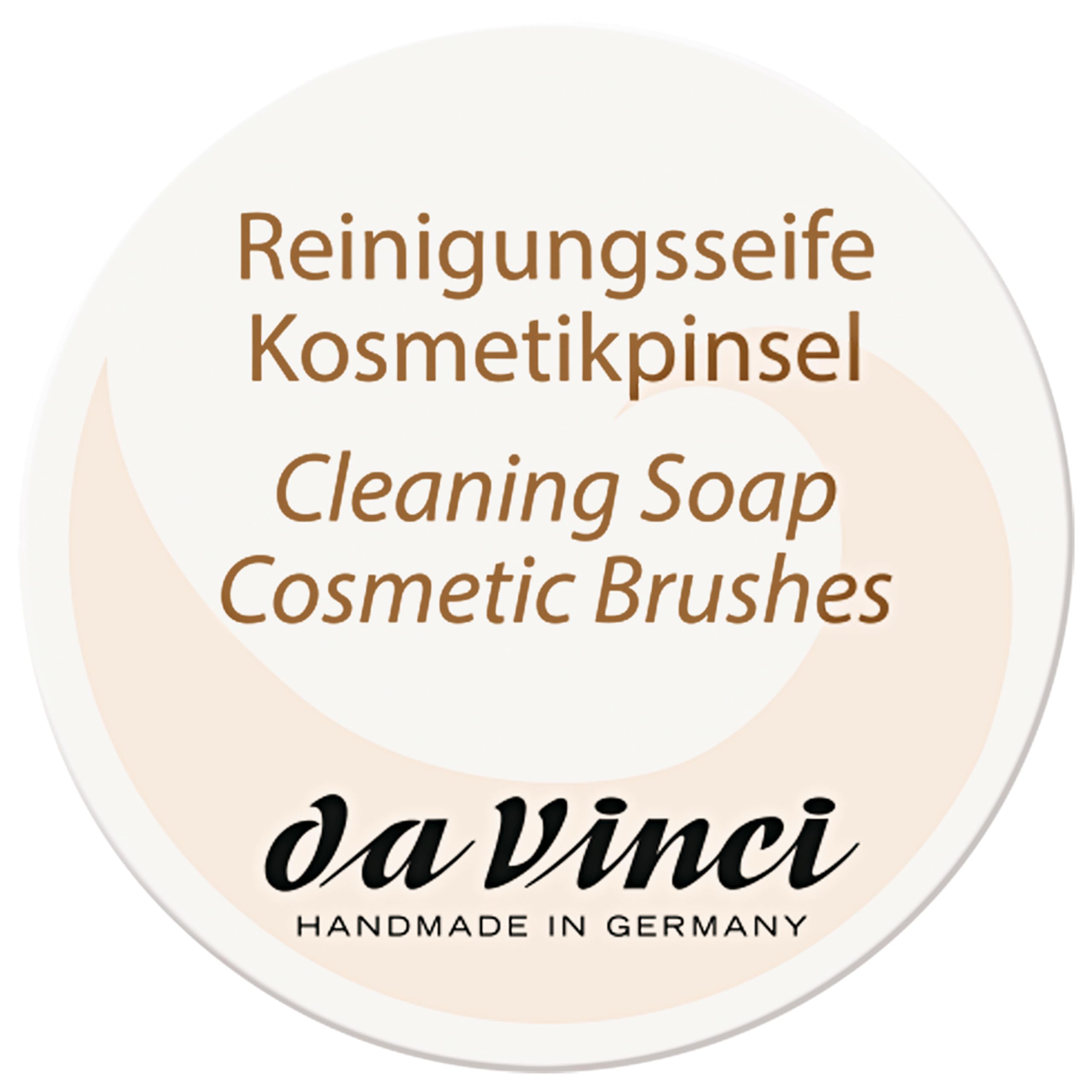 Da Vinci Cosmetics Series 4834 Professional Brush Cleaning Soap - 40g Small Size | Gentle Makeup Brush Cleaner for Artists & Beauty Enthusiasts | Perfect for Daily Brush Maintenance & Deep Cleaning