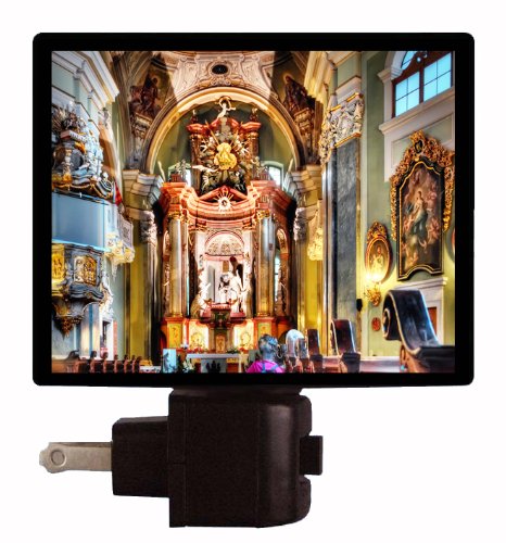 St. Anne's Church Budapest LED Night Light - Religious Home Decor, Gift for Christians - Perfect for Bedroom, Prayer Room & Meditation Space