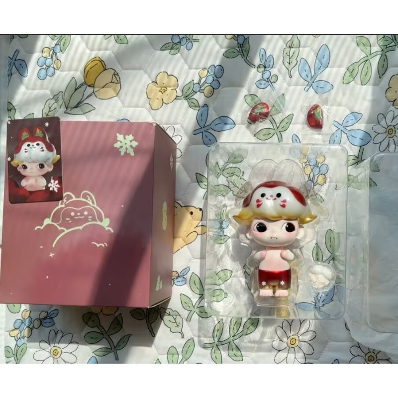 DIMOO Inuhariko Santa Costume Ver. Limited Edition Collectible Figure - Perfect for Christmas Decorations, Gift Giving & Anime Figure Collections