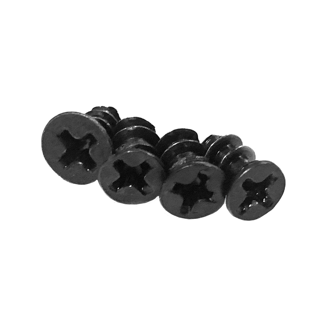 Black or Silver Fan Screws - 4 Pack in Various Sizes | Secure Mounting for PC Cooling Fans, Electronics & DIY Projects