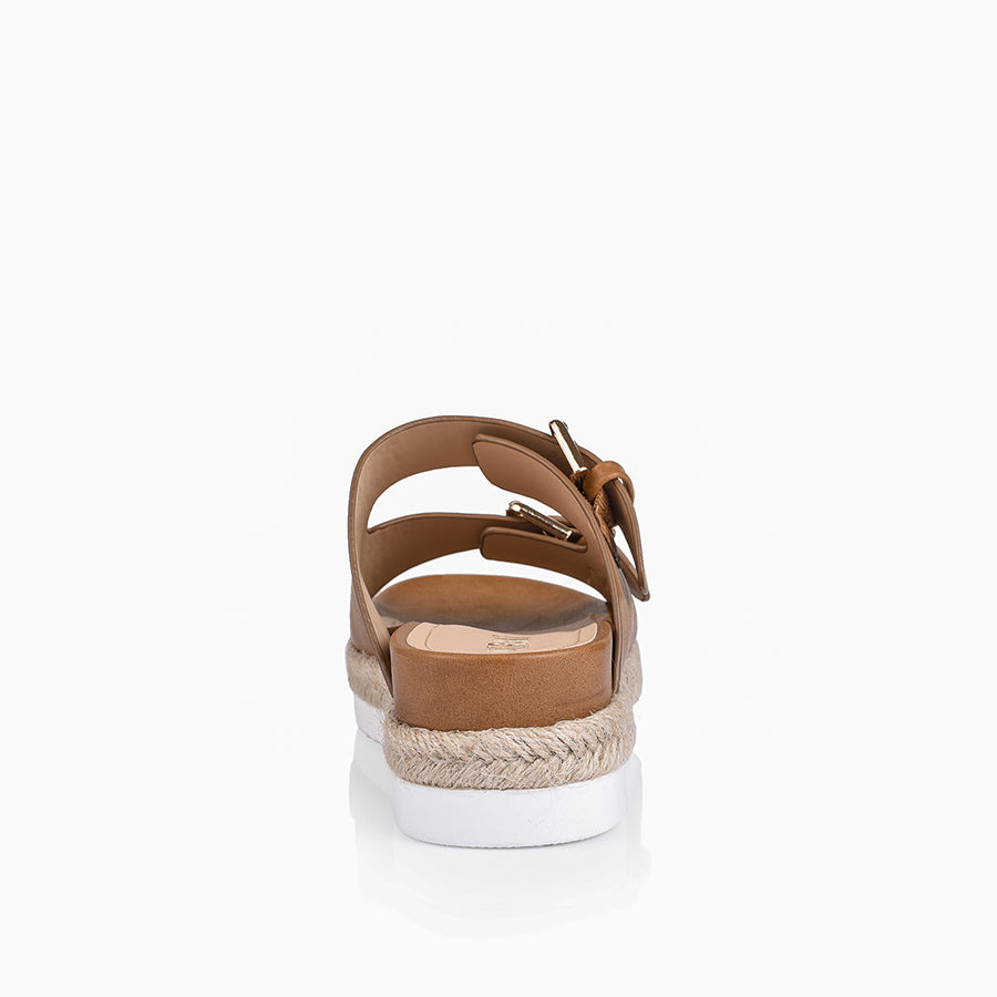 Premium Denmark Footbed Slides - Tan Softee Comfort Sandals for Men & Women - Perfect for Home, Beach, and Casual Wear
