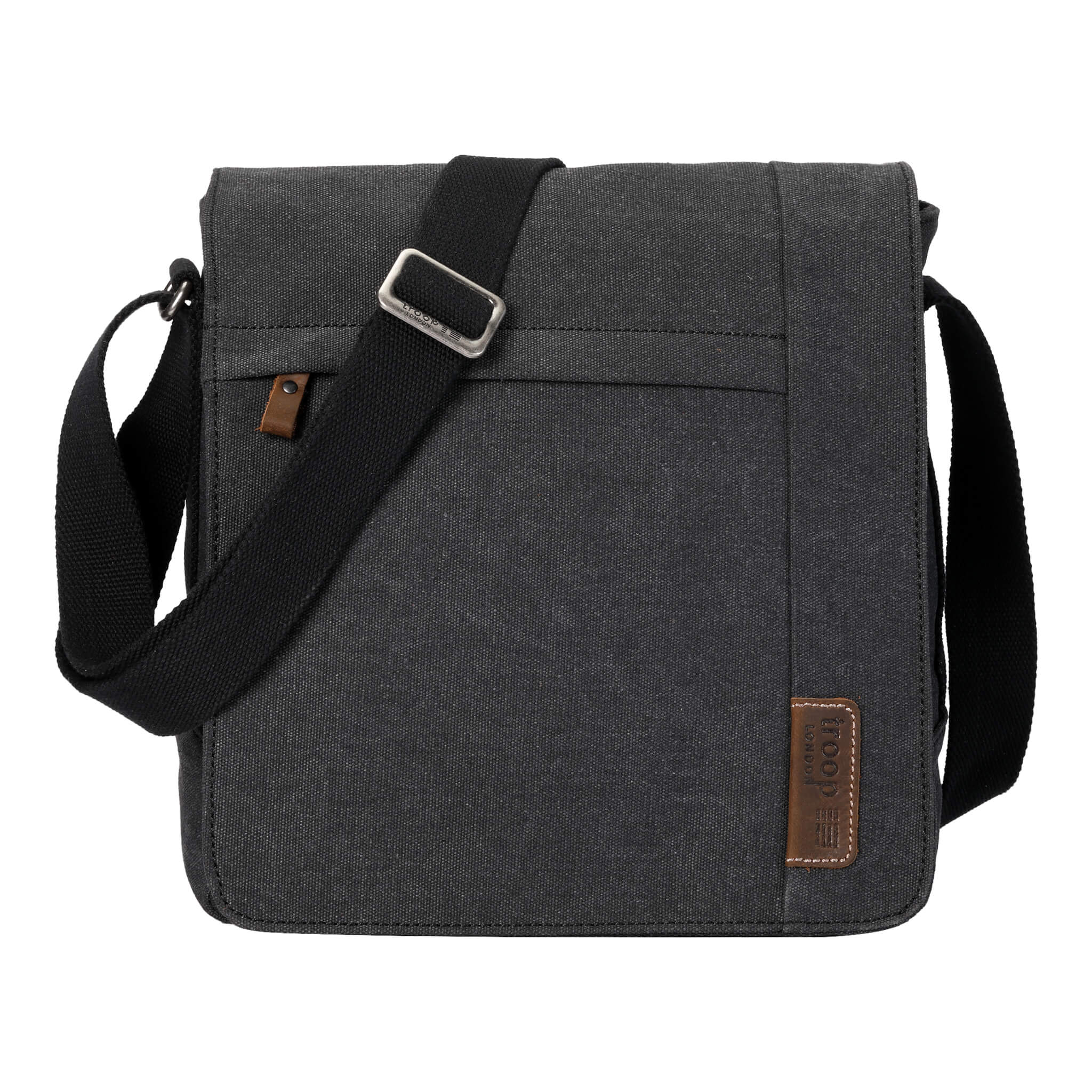 TRP0219 Troop London Classic Canvas Crossbody Bag - Stylish & Durable for Travel, Work & Everyday Use