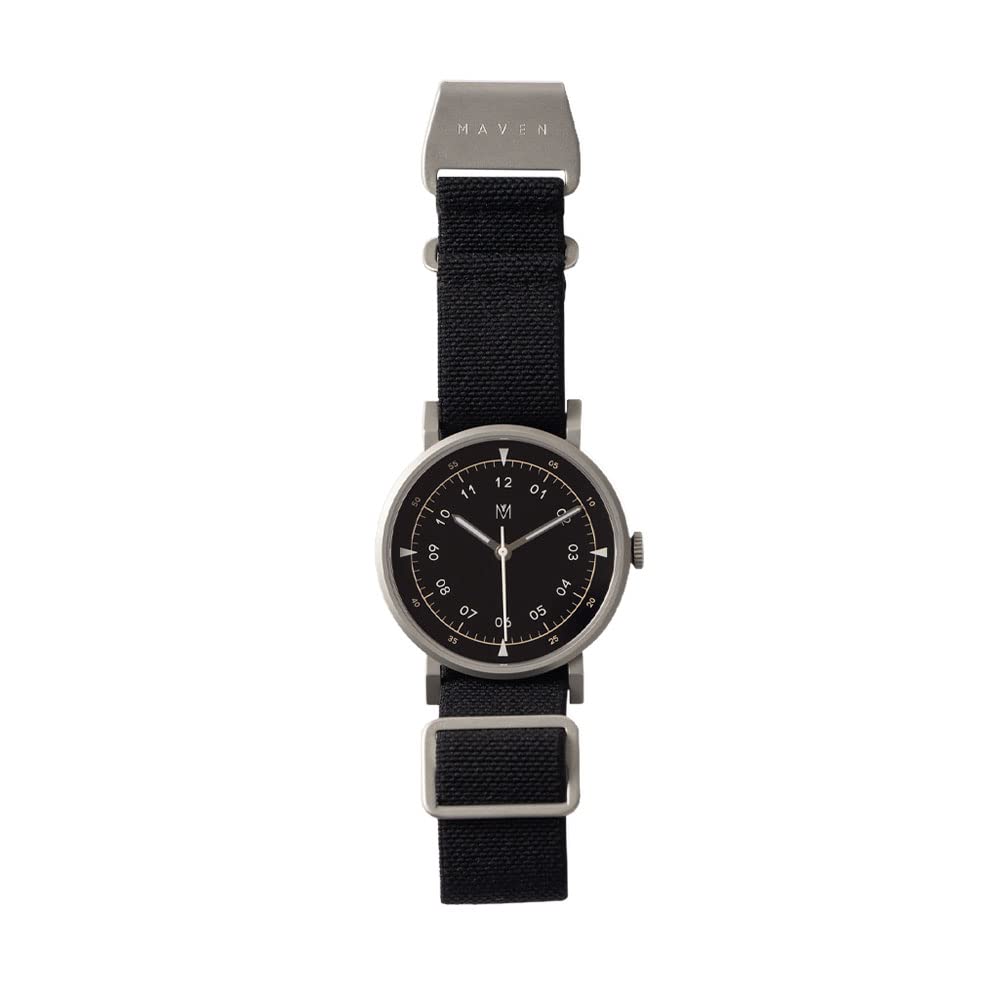 40mm Unisex Swiss Automatic Movement Watch with Parachute Strap & Sapphire Crystal Glass - Waterproof Luxury Timepiece for Men & Women - Perfect for Outdoor Adventures, Business Meetings & Everyday Wear