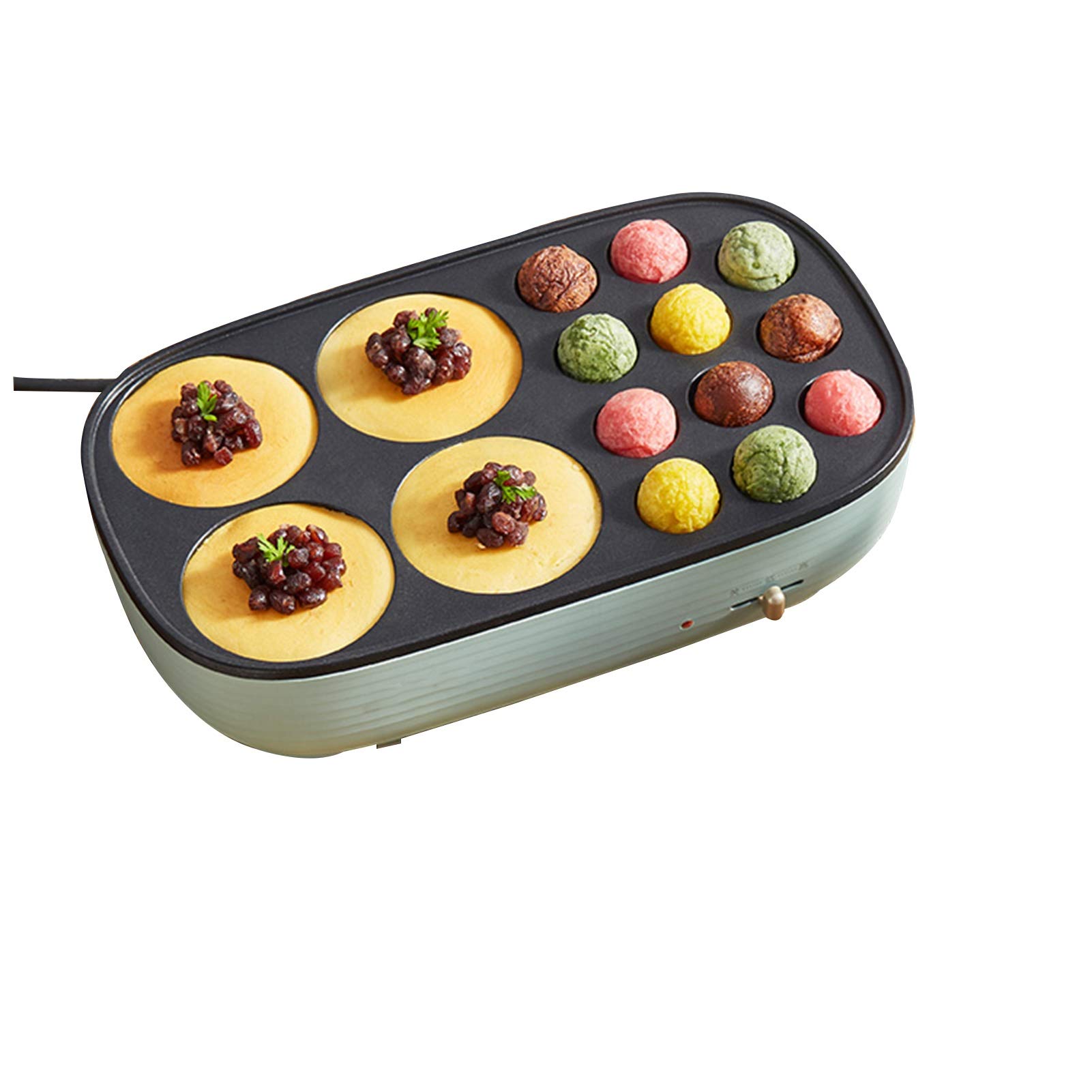 YUMEIGE Electric Baking Pan - Non-Stick Octopus Balls Maker, Pancake & Omelette Machine with Overheat Protection | Perfect for Home Breakfast, Party Snacks & Japanese Takoyaki Cooking