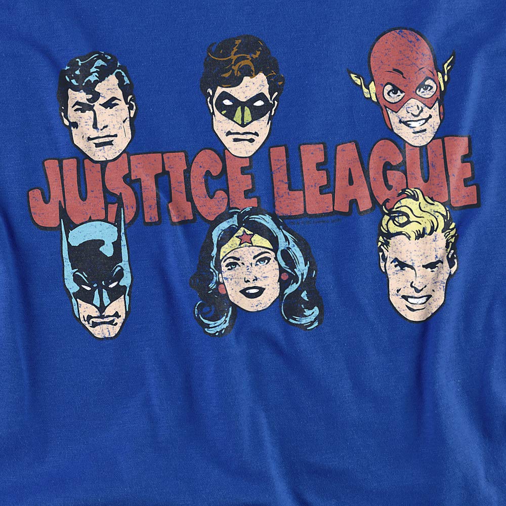 Justice League Superheroes Graphic T-Shirt for Men & Women - Unisex Cotton Tee with Classic DC Comics Design - Perfect for Cosplay, Comic Con & Casual Wear