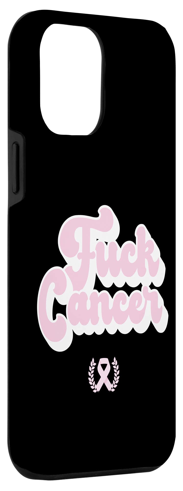 iPhone 12 Pro Max Case - Funny Breast Cancer Awareness Design | Support Cancer Research | Perfect for Everyday Use & Special Events