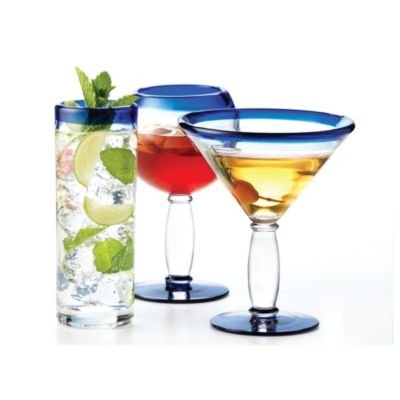 Libbey 92309 16oz Aruba Round Cocktail Glasses - Set of 4, Durable Barware for Margaritas, Martinis & Tropical Drinks - Perfect for Home Bars, Parties & Restaurants