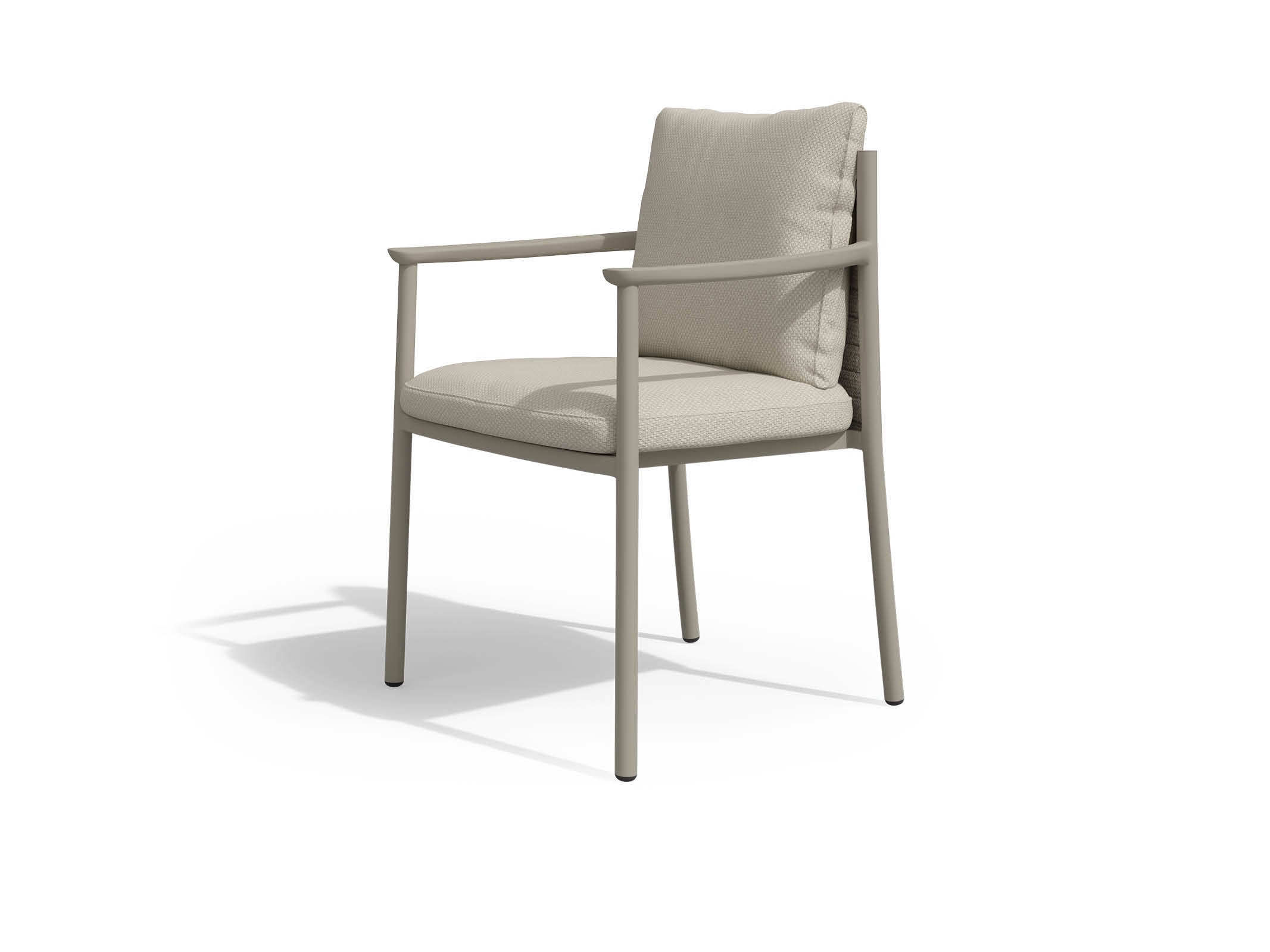 Lucca Modern Dining Chair - Mid Century Wooden Kitchen Chairs Set of 2 - Comfortable Upholstered Seat for Dining Room, Breakfast Nook & Home Office