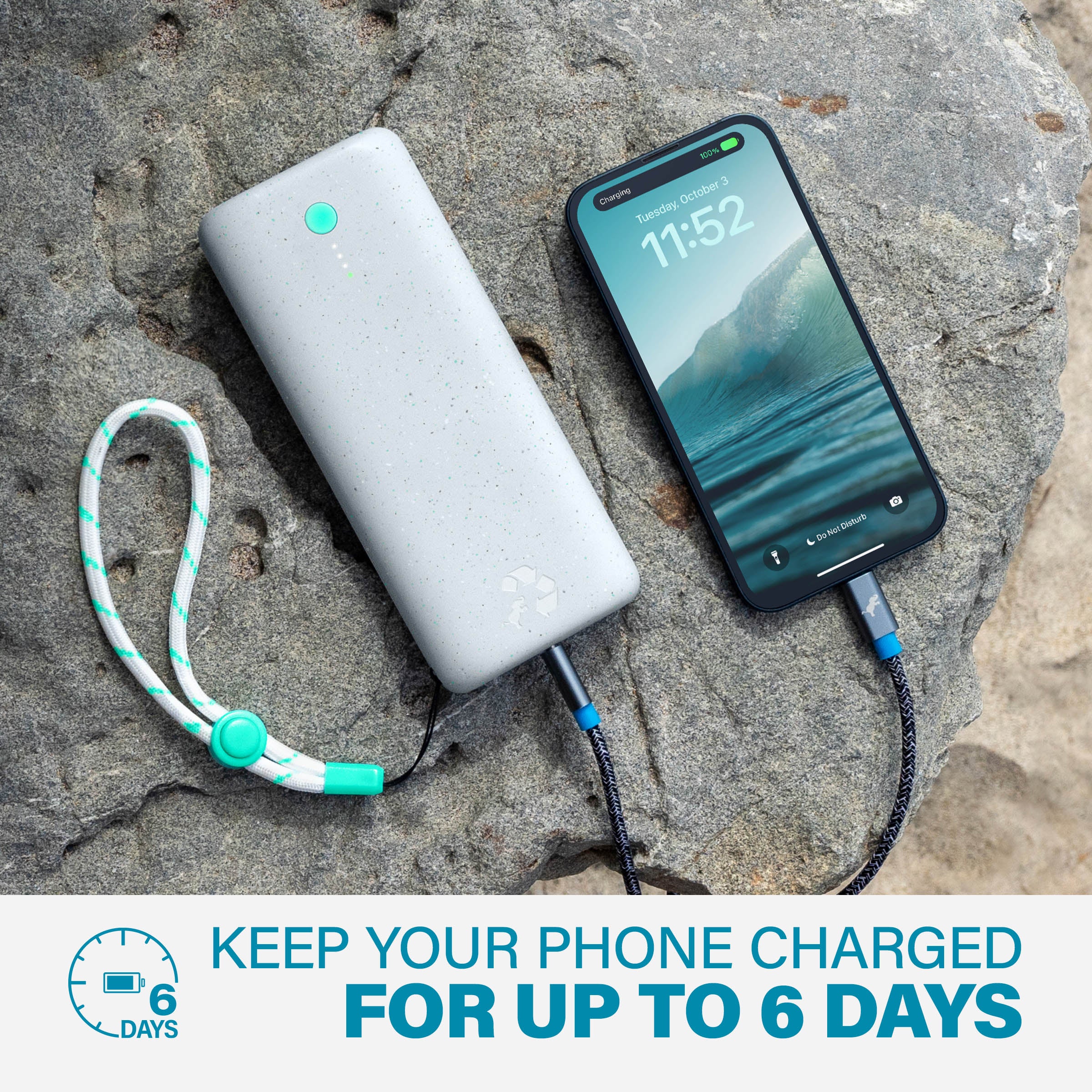 CHAMP Pro Portable Charger 10000mAh - High Capacity Power Bank with Fast Charging for iPhone, Android, Samsung - Perfect for Travel, Camping & Emergency Backup