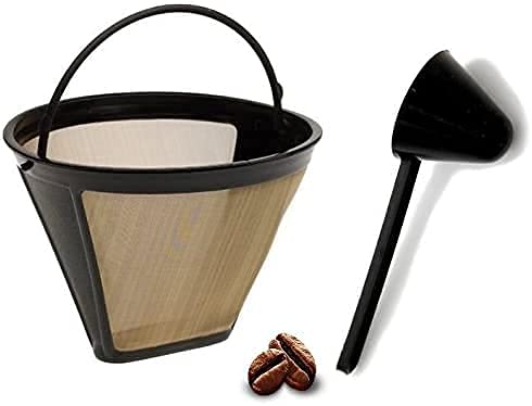 GTF Gold Tone Permanent Coffee Filter Replacement for DTC-850 with Large Scoop - Ideal for Home Brewing & Office Use
