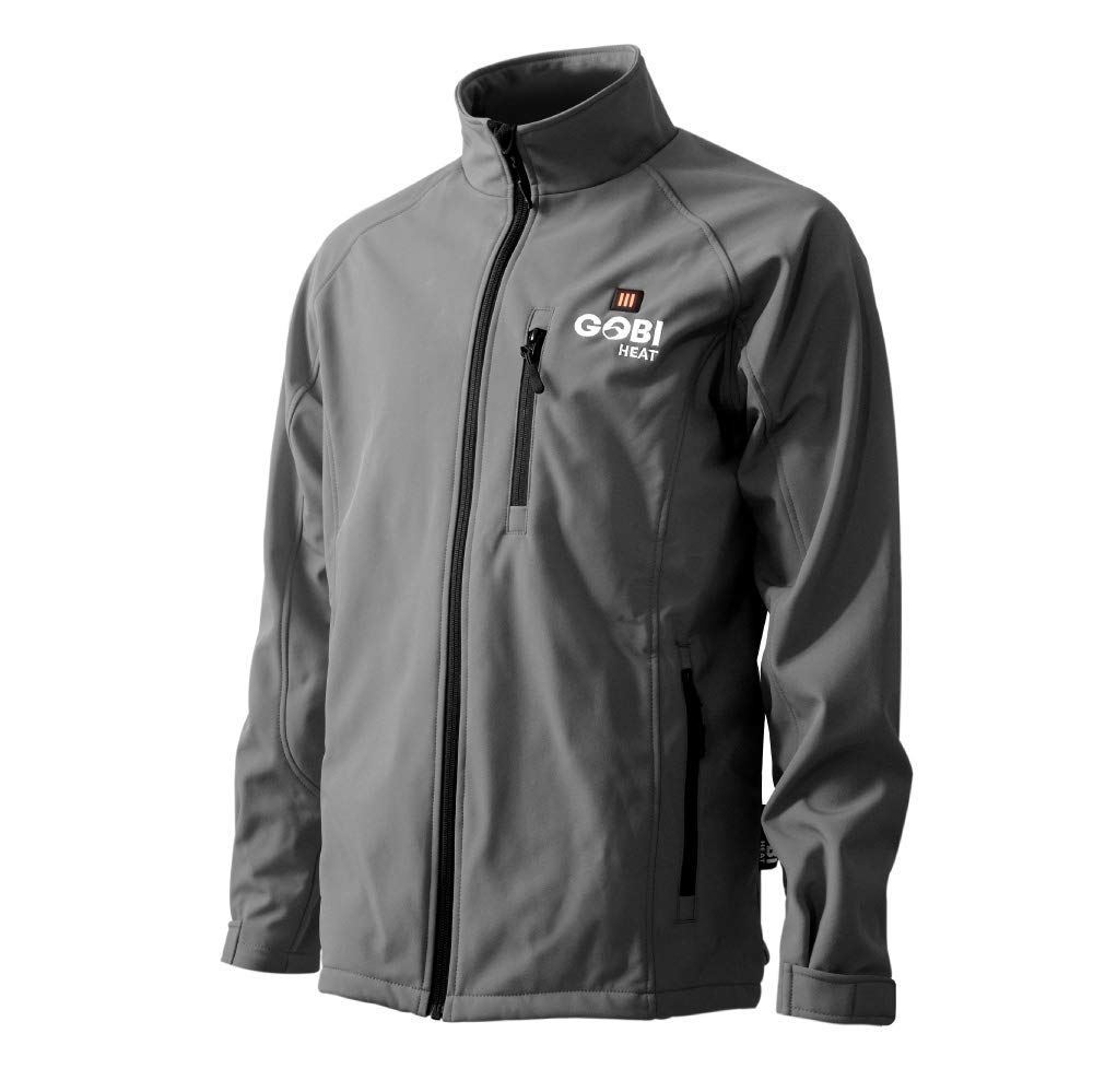 Gobi Heat Sahara Men's Heated Jacket with 10-Hour Battery & USB Charger | Machine Washable Winter Coat for Outdoor Work, Hunting, Skiing, and Camping