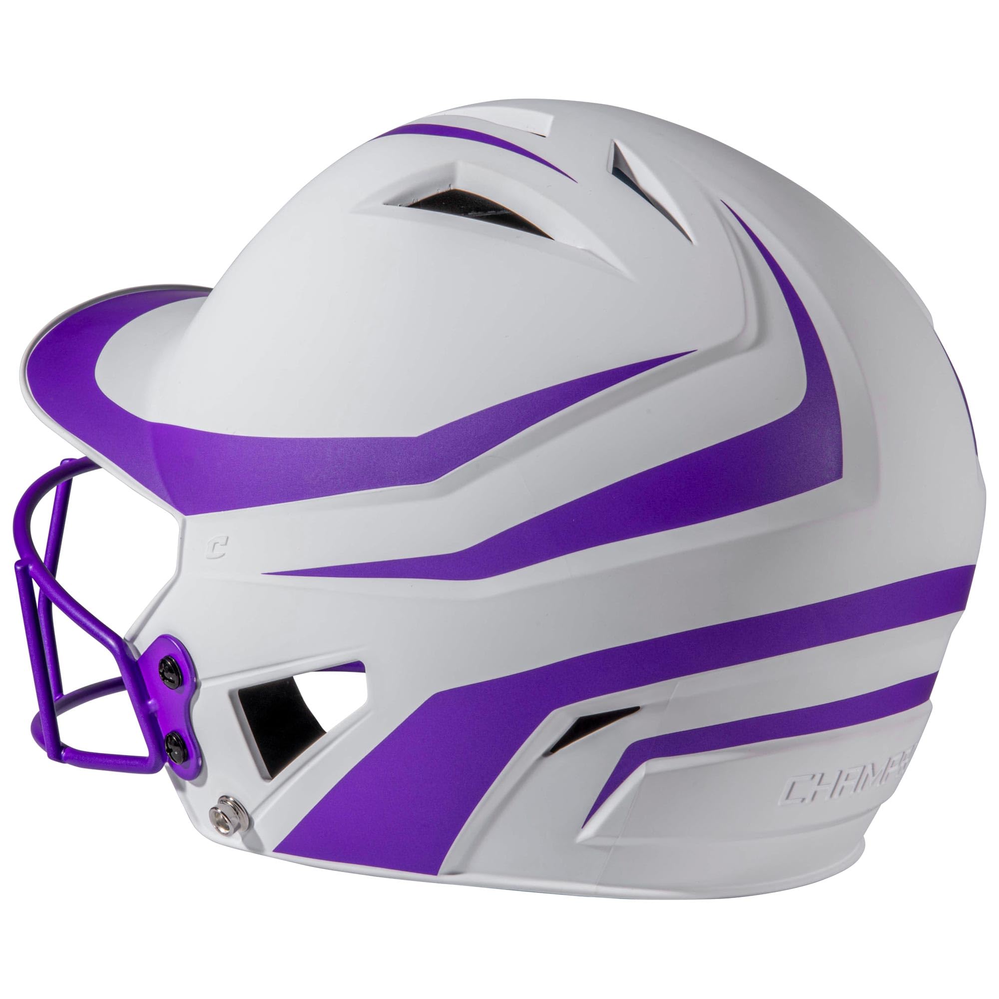CHAMPRO HX Rise Legend 2-Tone Matte Fastpitch Softball Batting Helmet - Lightweight & Durable for Youth & Adult Players - Perfect for Games, Practice & Training Sessions