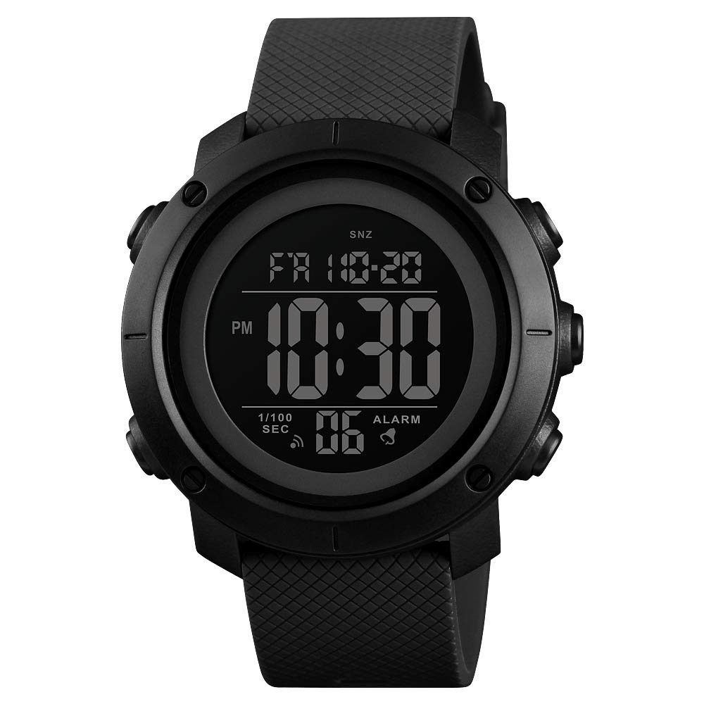 Men's Digital Sports Watch - Waterproof Military LED for Outdoor & Fitness
