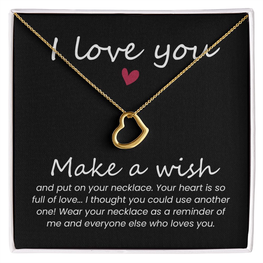 Heart Necklace for Women - Elegant Gift for Wife, Mom, Girlfriend - Perfect for Christmas, Birthday, Anniversary & Valentine's Day - Ideal for Romantic Occasions & Special Moments