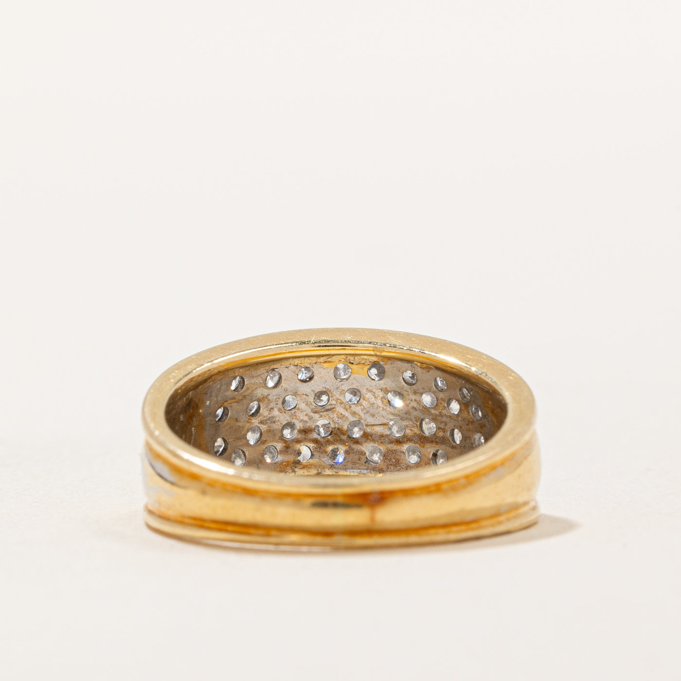 0.34ctw Pave Set Diamond Ring - Size 4 | Elegant Wedding Band, Anniversary Gift & Engagement Ring for Women