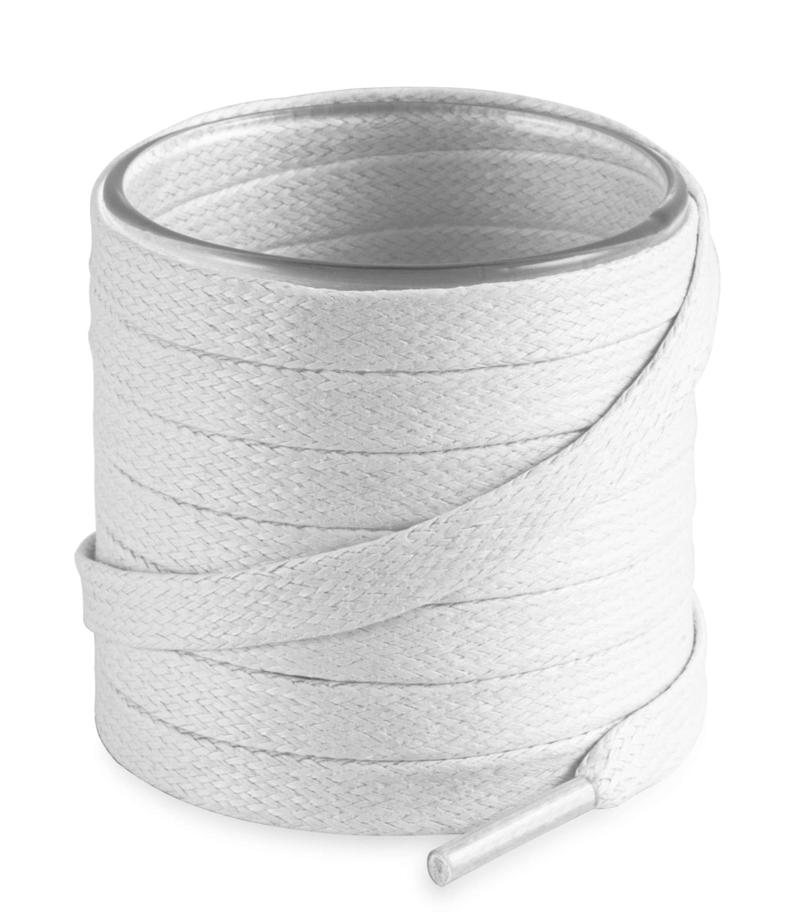 Shoemate Flat Waxed Cotton Shoe Laces for Boots & Dress Shoes - Durable & Stylish Shoe Strings for Men & Women - Perfect for Casual, Formal & Outdoor Use