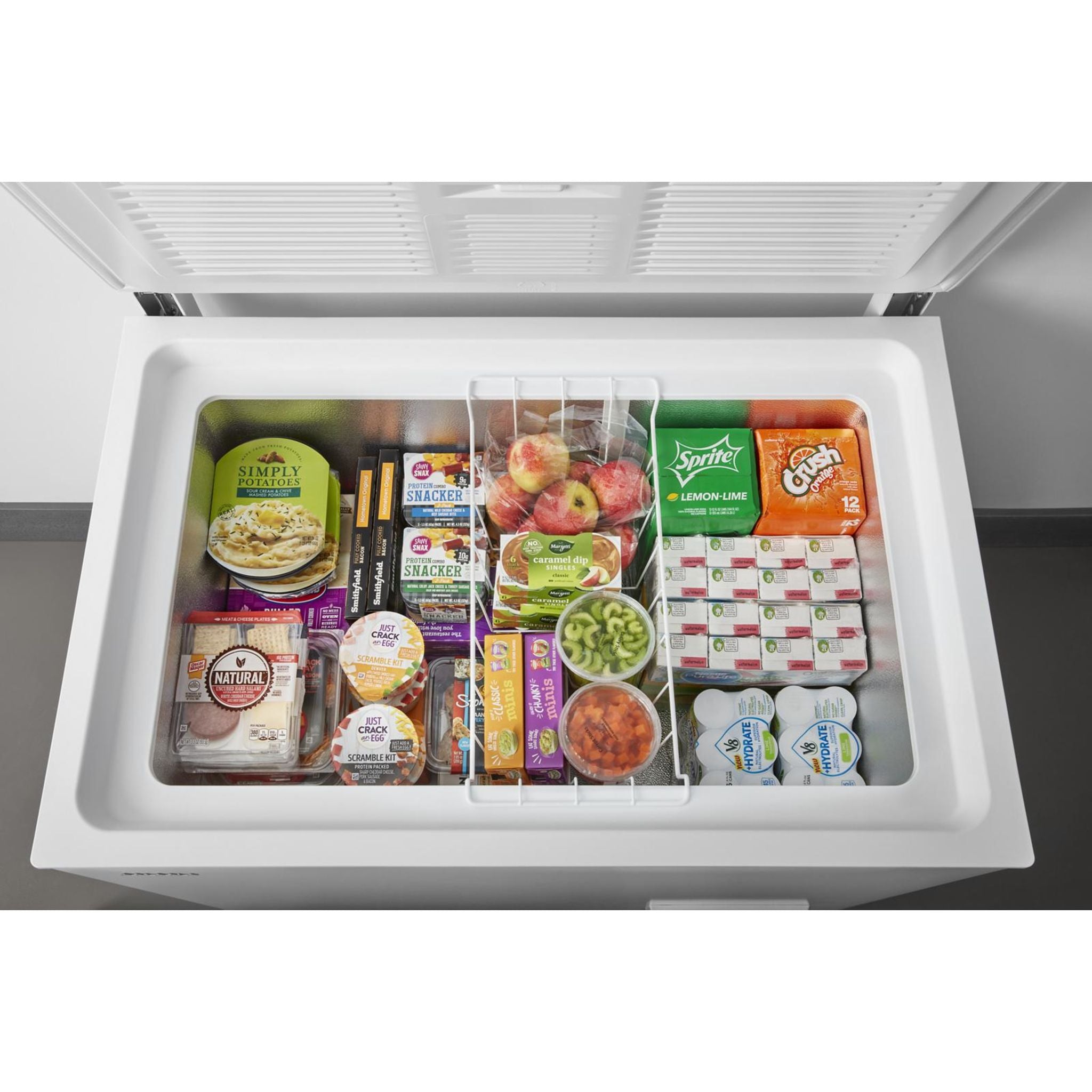 Amana AQC0902LW 9 Cubic Feet Chest Freezer - Energy Efficient White Deep Freezer for Home, Garage & Restaurant Use - Perfect for Frozen Food Storage & Bulk Meal Prep