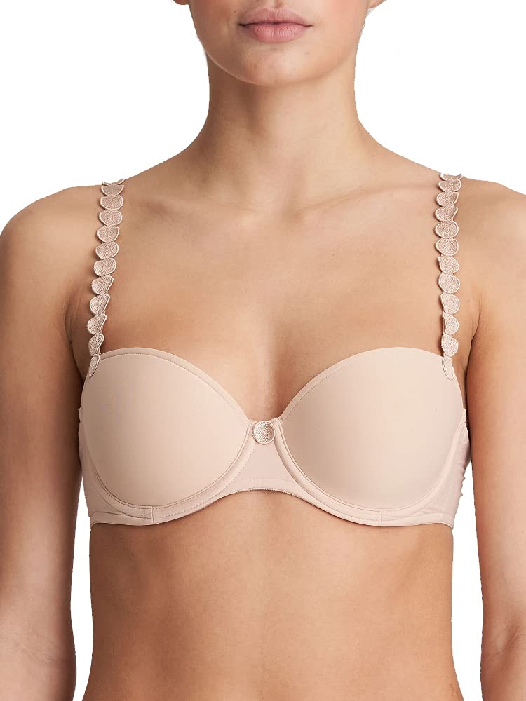 Marie Jo Women's -0829 Tom Balconette Bra 34D - Comfortable Lace Underwire Push Up Bra in Caffe Latte - Perfect for Everyday Wear & Special Occasions