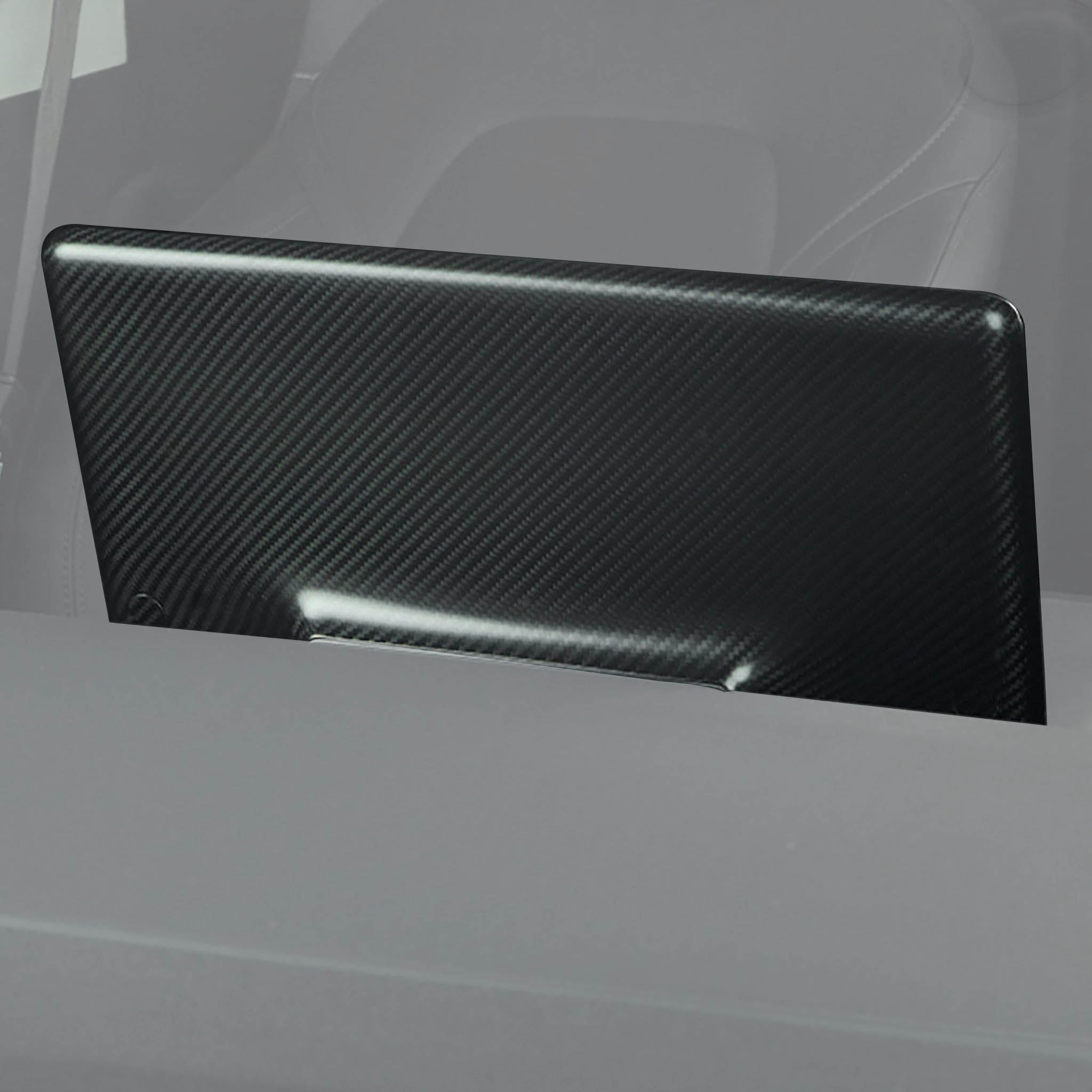 Premium Carbon Fiber Touchscreen Protector for Tesla Model 3/Y & 2024 Model 3 - Anti-Glare Screen Cover for Enhanced Driving Visibility & Dashboard Protection