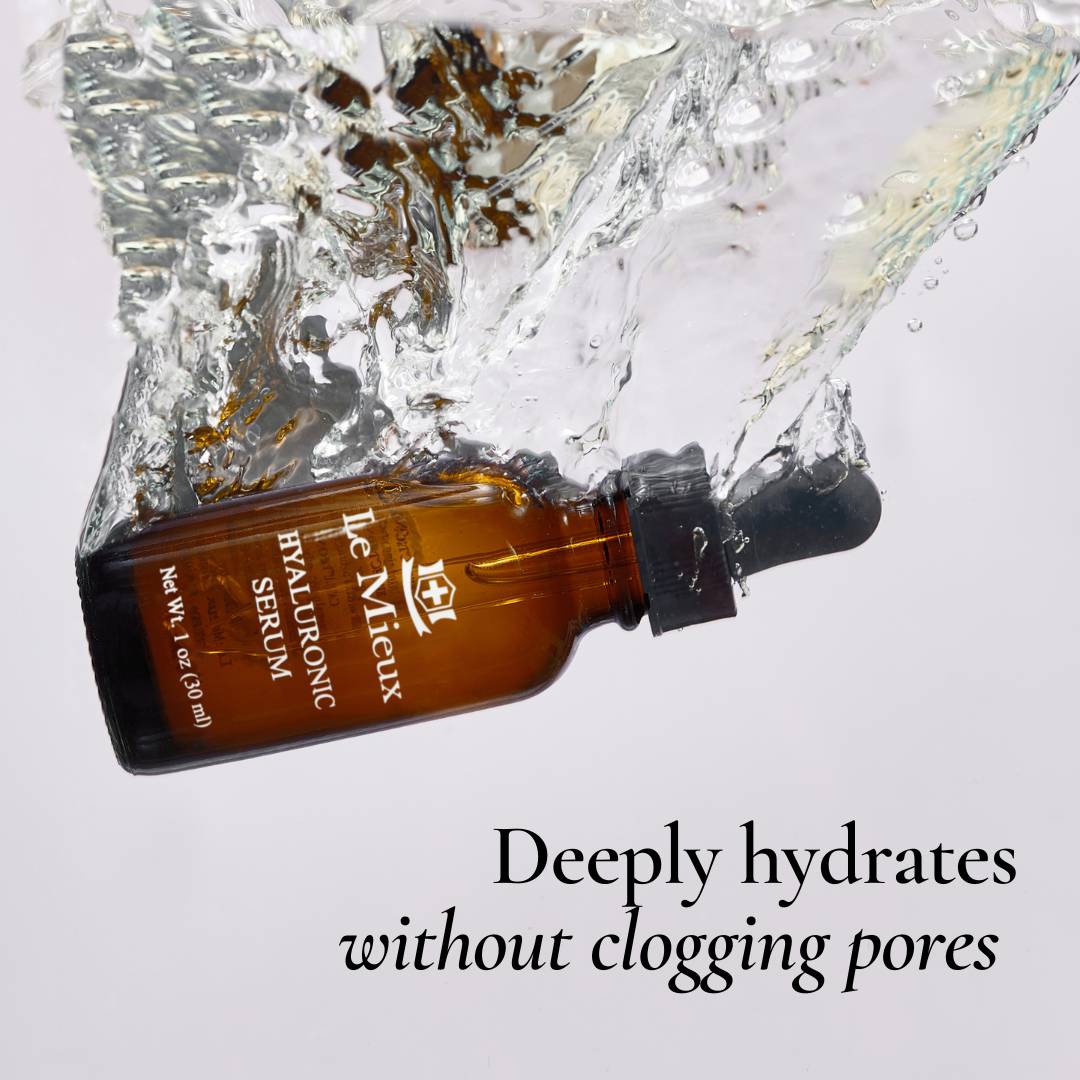 Best Hyaluronic Acid Serum for Face - Hydrating & Anti-Aging Skincare - Perfect for Dry Skin & Wrinkle Reduction