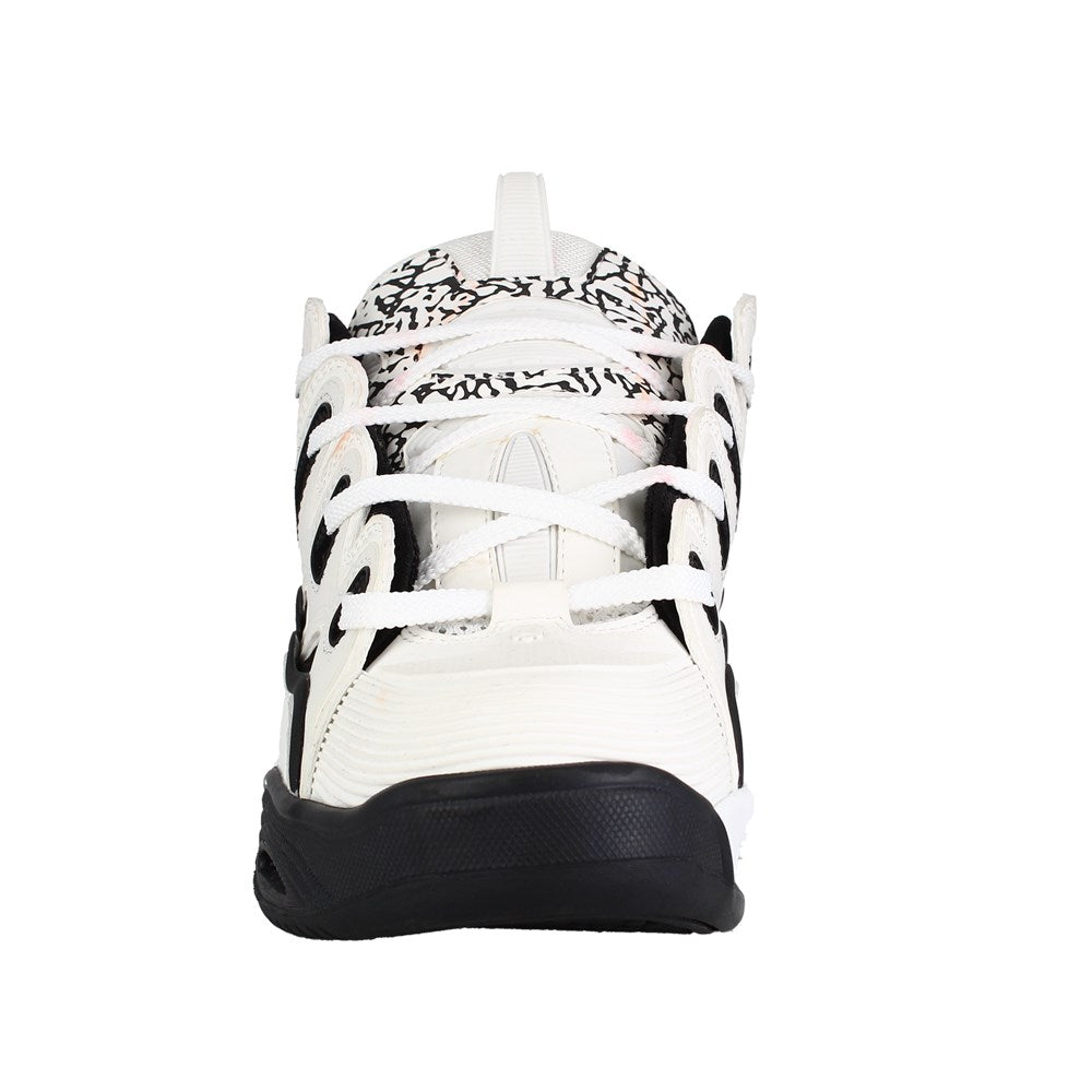 Osiris D3 2001 Skate Shoes - Black/White/Crack Colorway | Retro Sneakers for Men & Women | Perfect for Skateboarding, Streetwear Fashion & Casual Wear