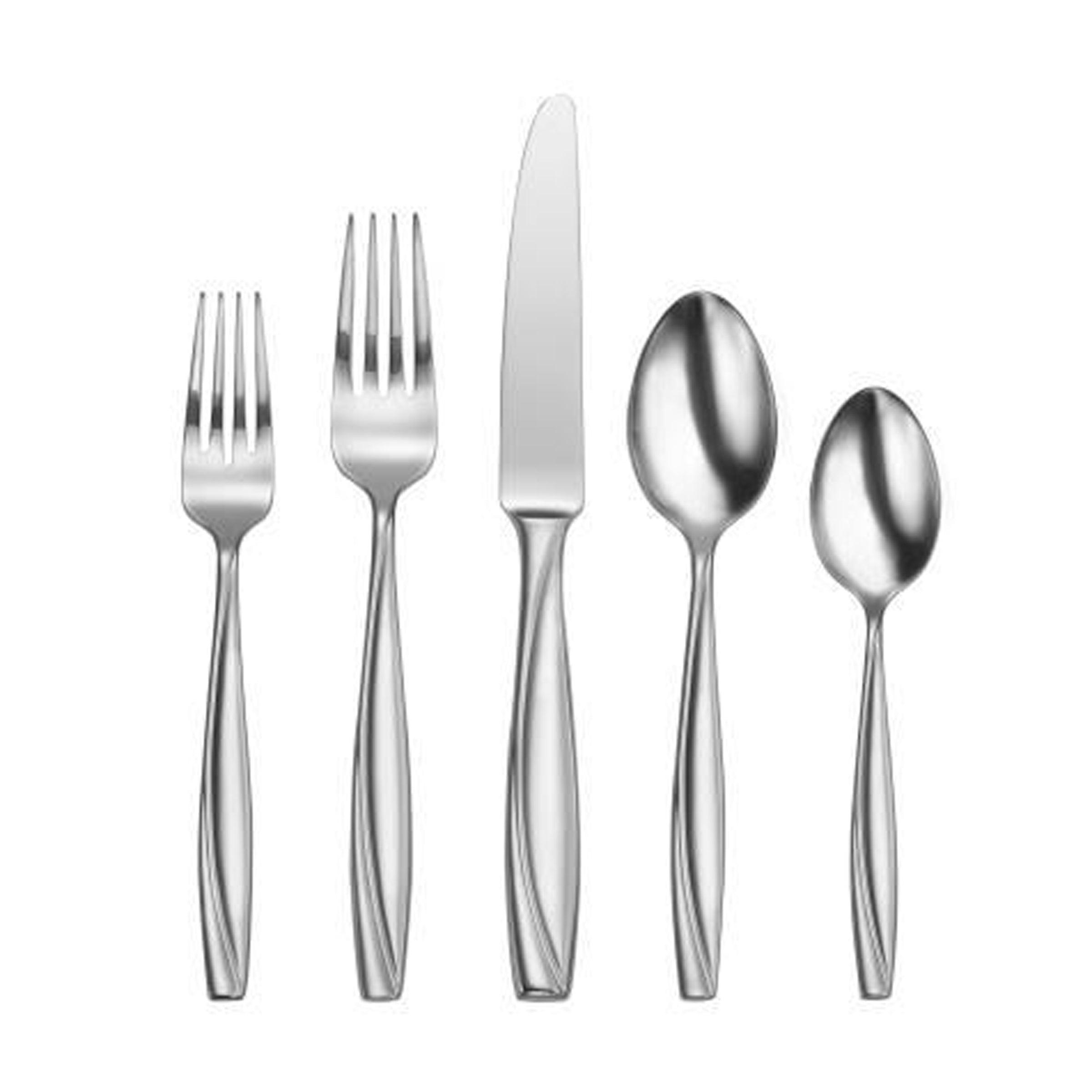 Camlynn Sand 53-Piece Stainless Steel Flatware Set - Elegant Dinnerware for Formal Dining, Entertaining & Everyday Use