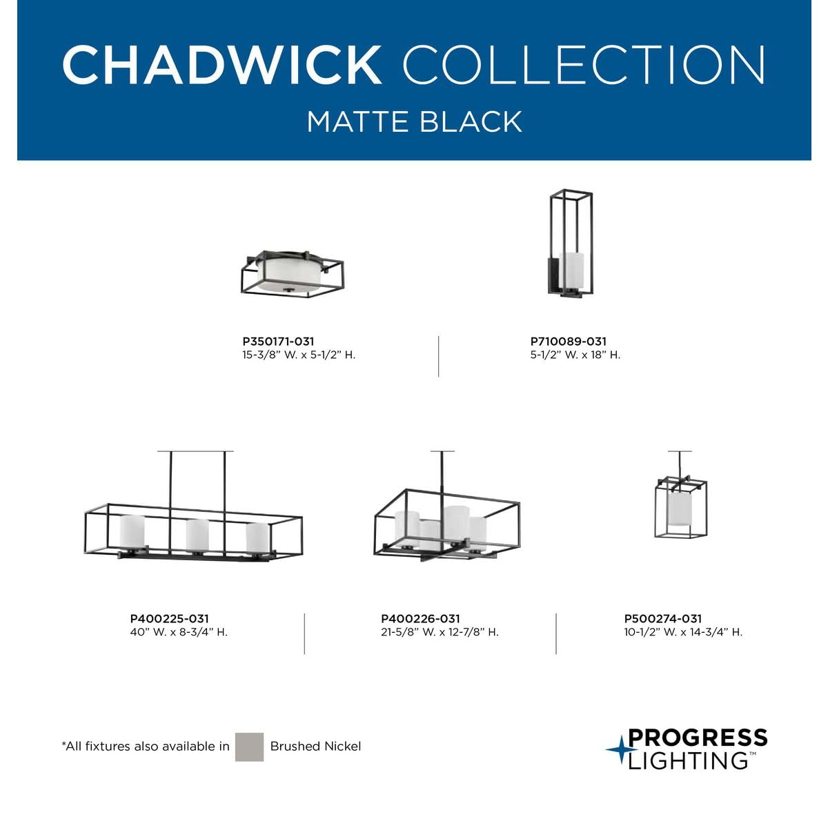 Chadwick Collection 1-Light Etched Opal Glass Modern Pendant Light in Matte Black - Perfect for Kitchen Island, Dining Room, and Entryway Lighting