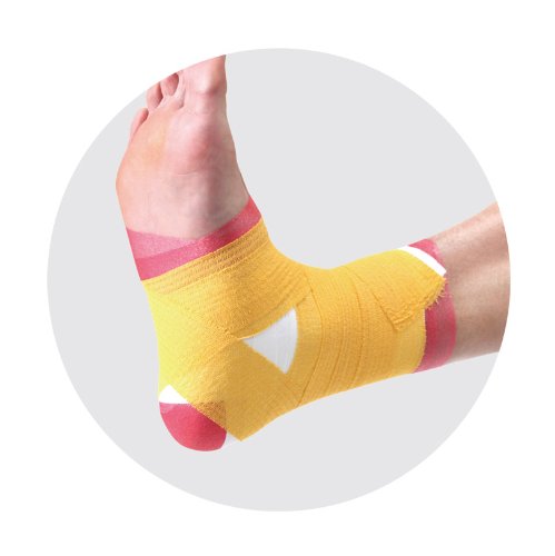 Mueller Tear-Light Tape Red - 24 Count | Athletic First Aid Tape for Sports Injuries, Sprains & Wound Care | Ideal for Athletes, Physical Therapy & Home First Aid Kits