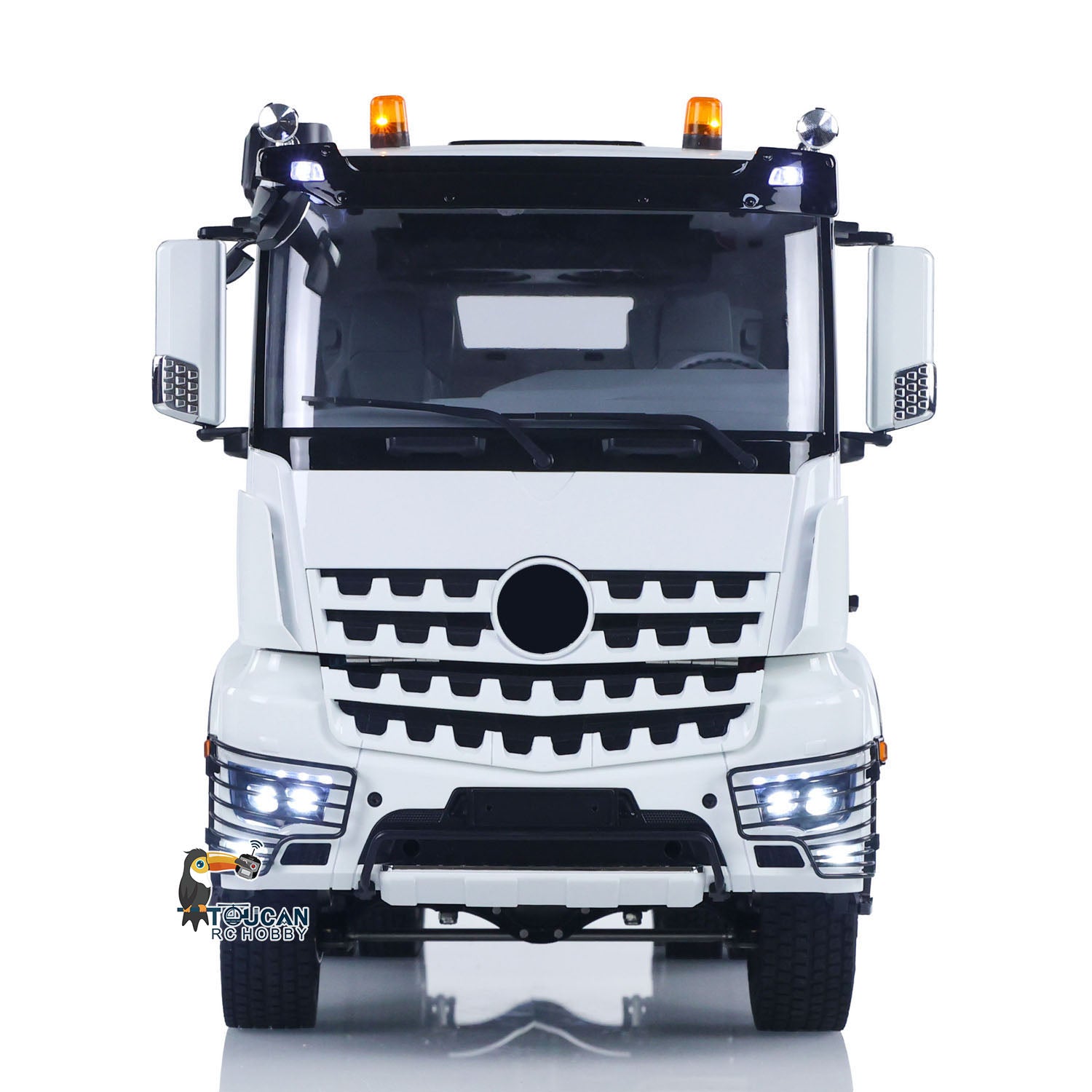 1/14 Scale 6x6 RC Tractor Truck - 2-Speed Metal Gearbox, Lockable Differential Axles, Ready-to-Run with Battery & Radio - Compatible with TAMIYA Trailers | Fast Free Shipping | Perfect for Off-Road Adventures, Construction Site Play & RC Truck Racing