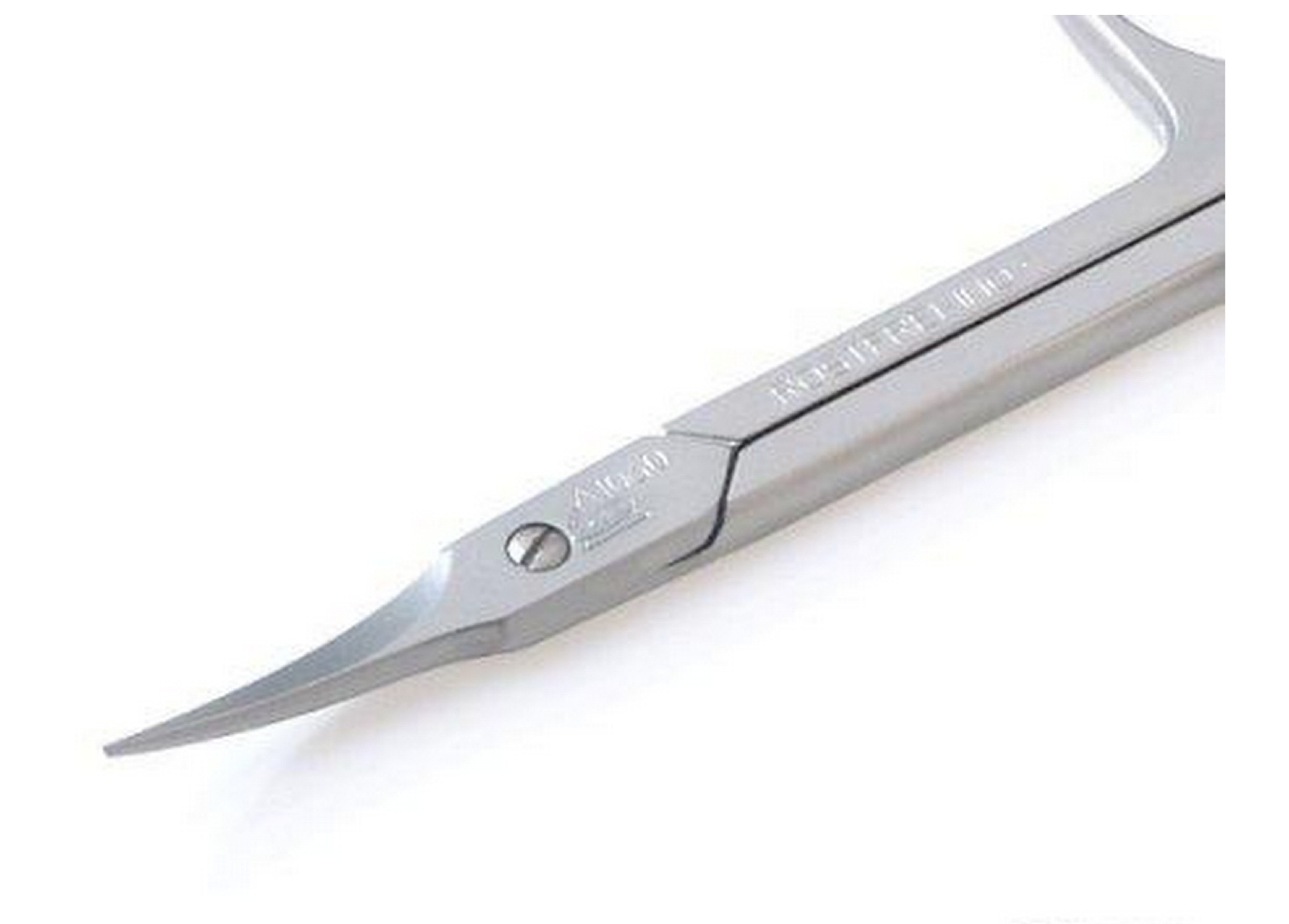 Premium INOX Stainless Steel Extra Pointed Cuticle Scissors - Professional Nail Care Tool for Manicure, Pedicure & Grooming - Ideal for Home Salon, Spa & Travel Use