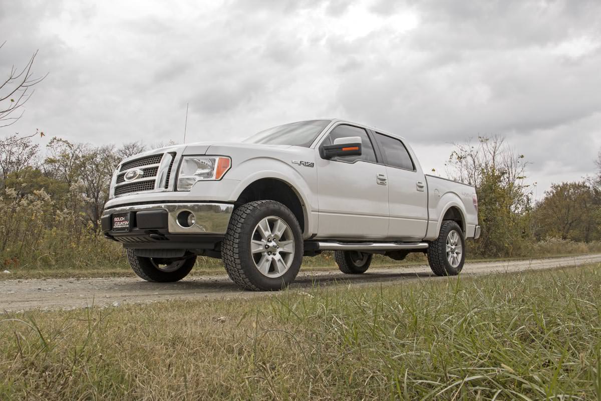 2 Inch Lift Leveling Kit for Ford F-150 2WD/4WD (2009-2013) - Heavy Duty Aluminum Suspension Upgrade - Perfect for Off-Roading, Towing & Improved Ground Clearance