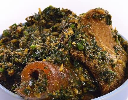 Albasa Vegetable Soup Mix Seasoned (Edikaikong) 6.6oz - Ready-to-Cook Nigerian Soup | No Preservatives, Fillers or Additives | Perfect for Quick Meals, Family Dinners & Traditional African Cuisine