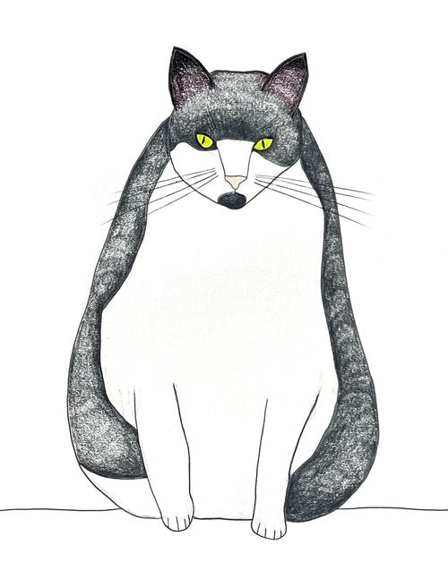 Adam Jones Cat 8x10 Art Print - Premium Wall Decor for Living Room, Bedroom & Office | Unique Gift for Cat Lovers & Music Fans
