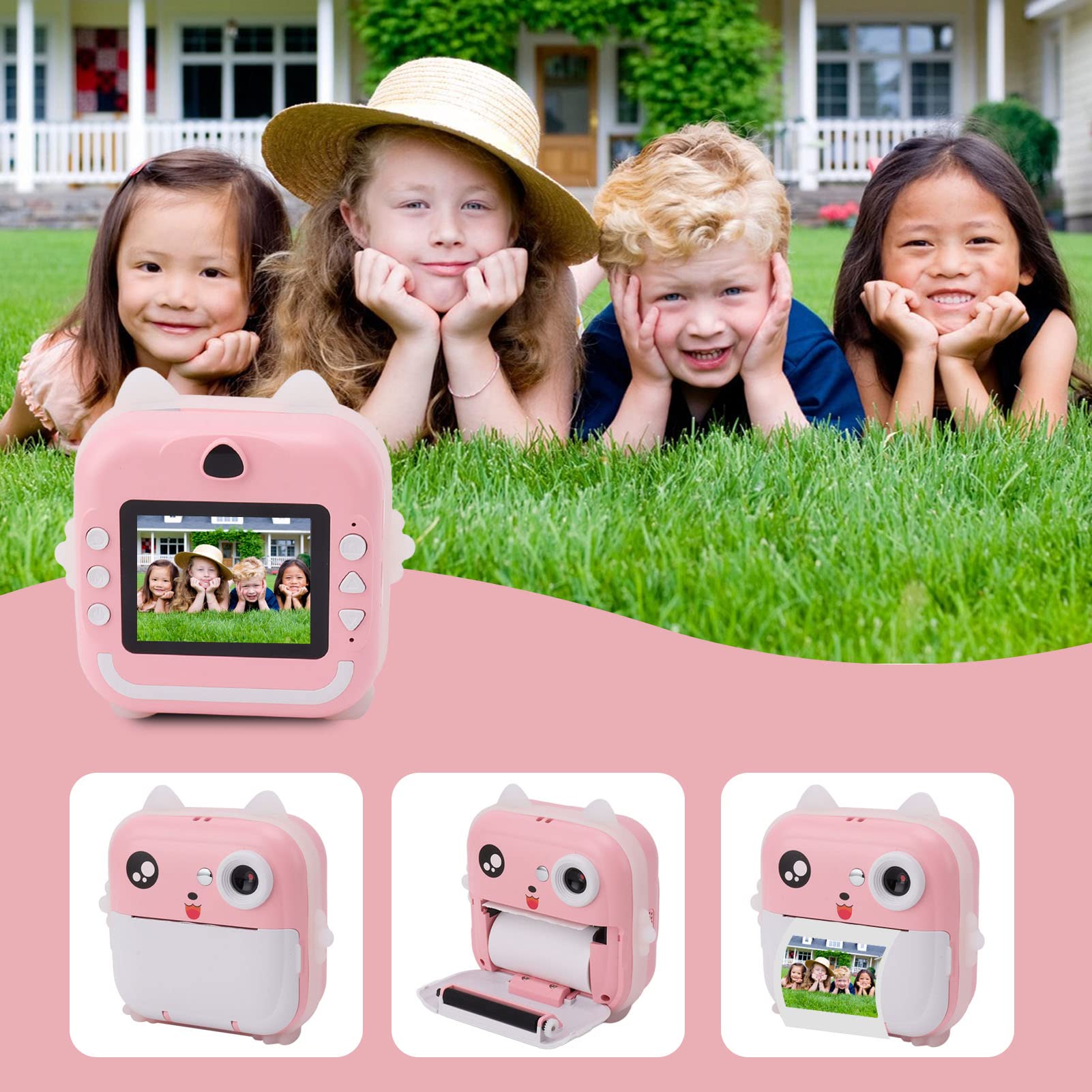 24MP HD Kids Digital Camera with 2.4