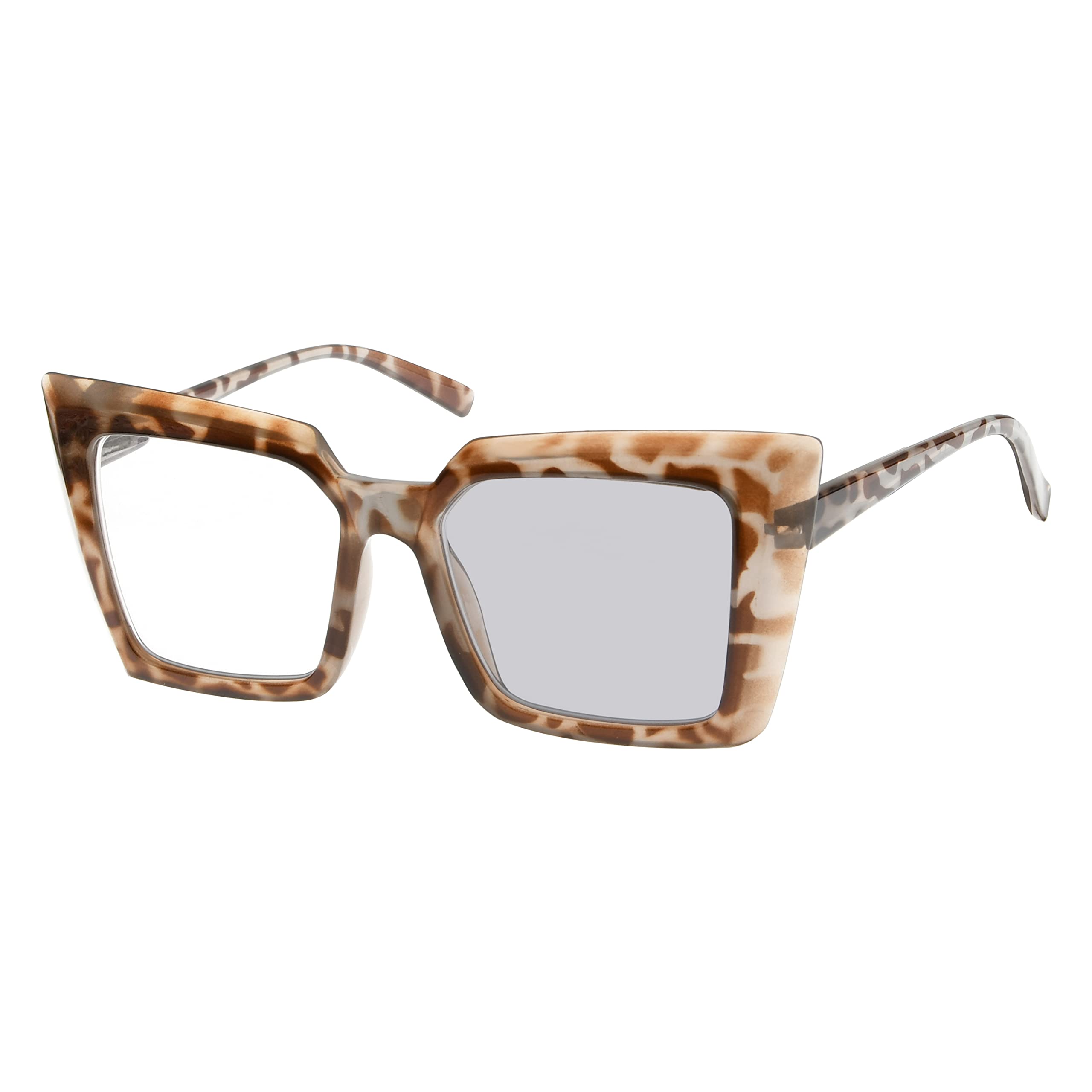 Eyekepper Photochromic Reading Glasses for Women - Lightweight Oversized Readers with Transition Lenses (Indoor/Outdoor Use) - Perfect for Reading, Driving, and Outdoor Activities