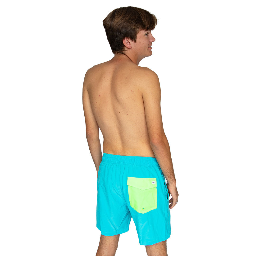 Reef Shorts for Men - Quick-Dry Swim Trunks with UPF 50+ Sun Protection - Perfect for Beach, Pool, and Water Sports