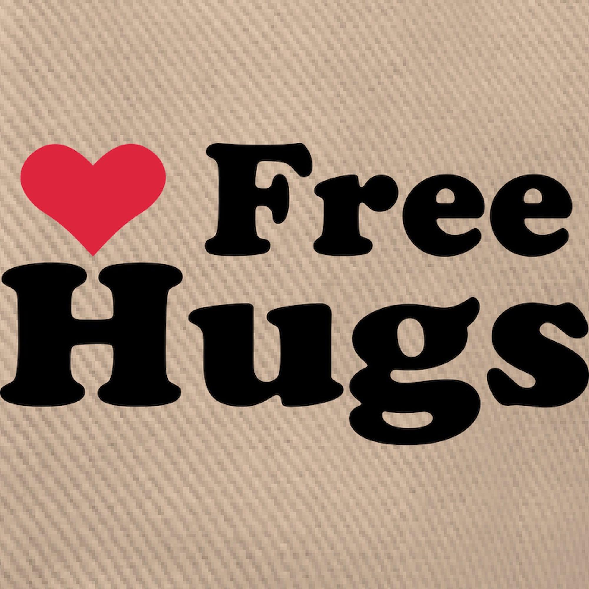 Free Hugs Adjustable Baseball Cap - Unisex Cotton Dad Hat for Men & Women - Perfect for Casual Wear, Sports, and Outdoor Activities