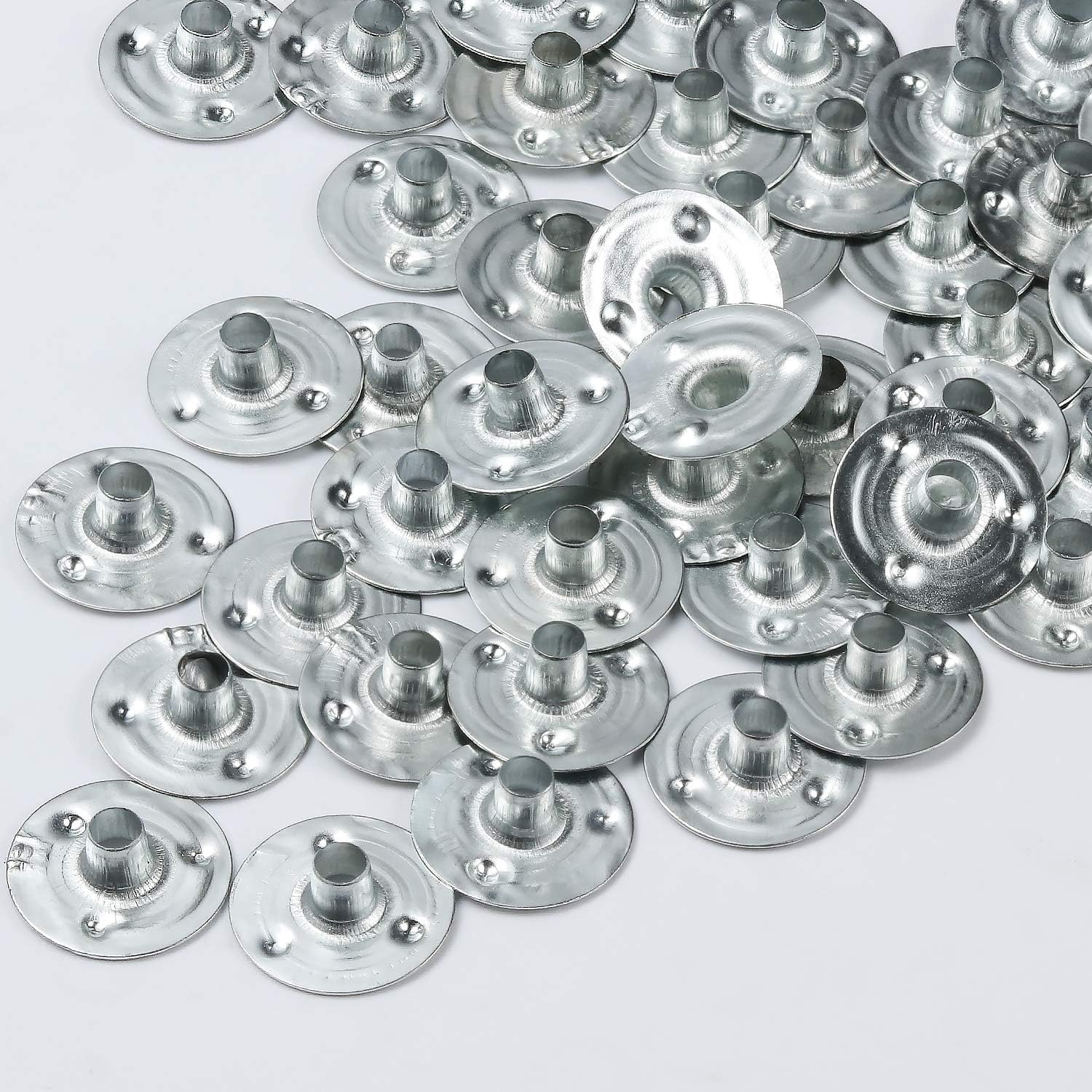 Rudraa Candle Wick Sustainers for Candle Making - 100pcs Metal Wick Tabs for DIY Candles - Perfect for Home Candle Crafting, Wax Melts & Gift Making
