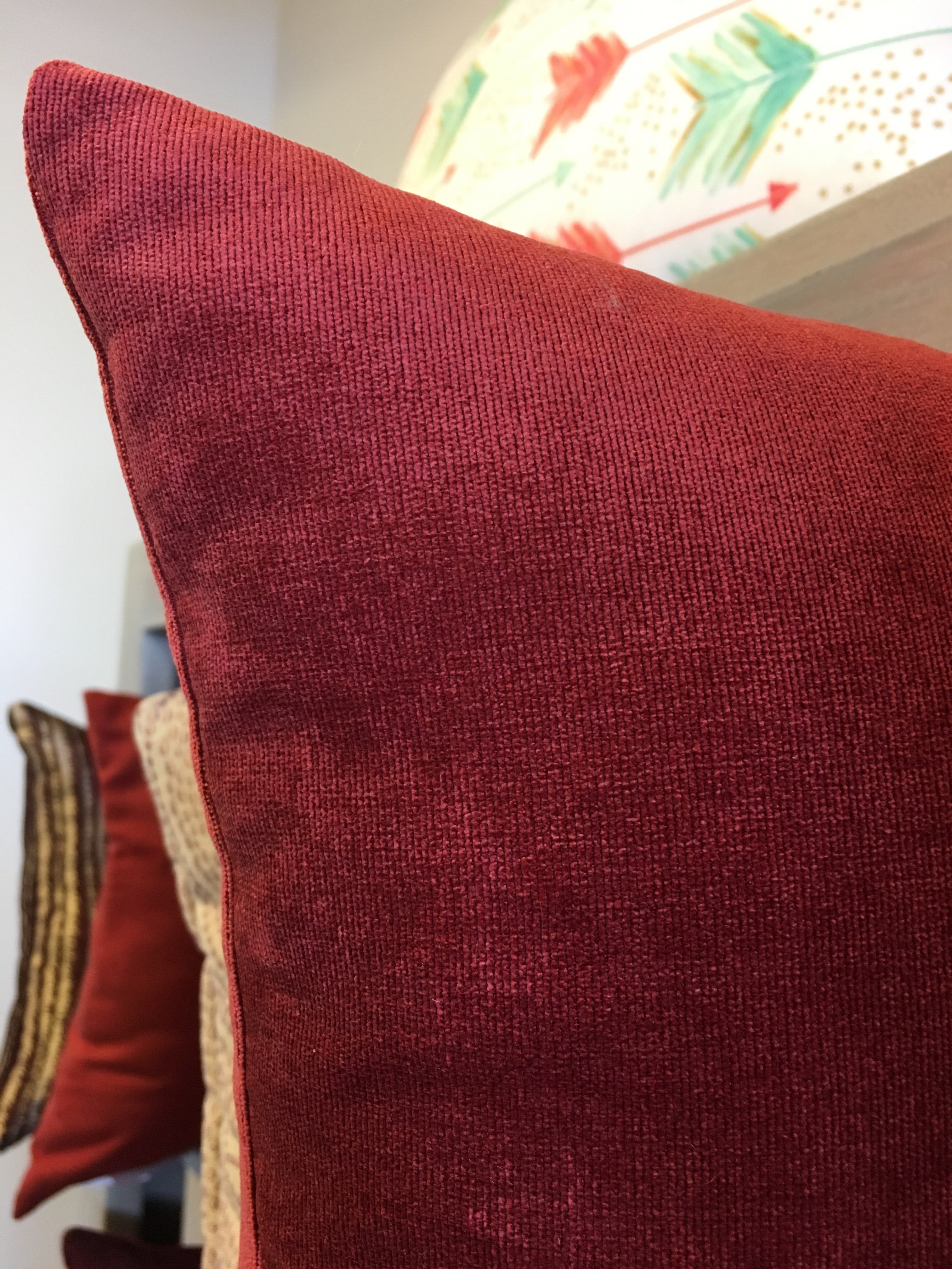 Royal Poppy Red Decorative Throw Pillow - Soft & Stylish Cushion for Sofa, Bed, Living Room - Perfect for Home Decor & Cozy Comfort