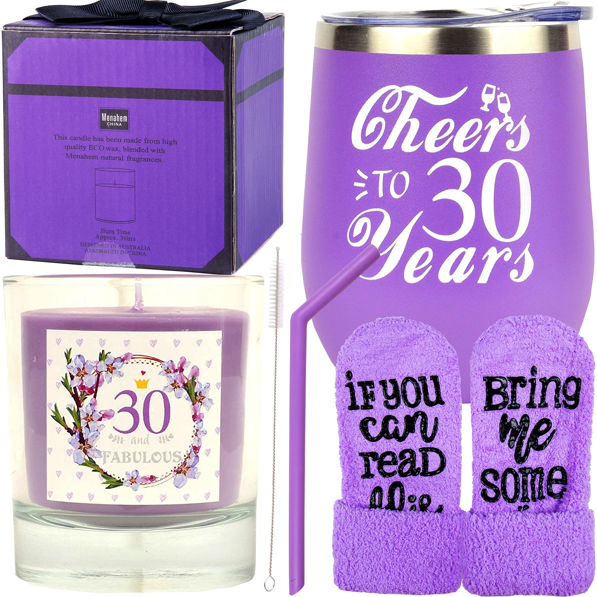 MEANT2TOBE 30th Birthday Gifts for Women - Unique 30 Year Old Birthday Present Ideas - Perfect for Wife, Daughter, Sister & Best Friend Celebration
