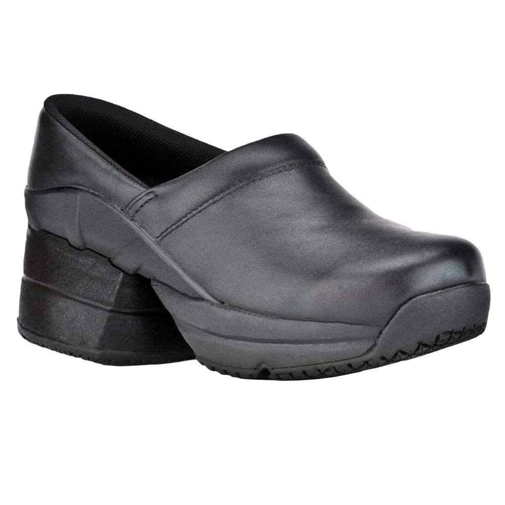 Z-CoiL Toffler Women's Orthopedic Clogs - Pain Relief Leather Slip-On Shoes with Arch Support & Comfortable Coil Technology - Perfect for Nurses, Teachers & Healthcare Workers All-Day Wear