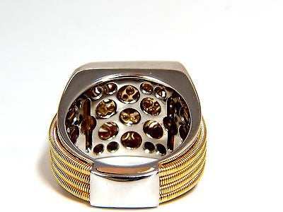 18Kt Gold Men's 0.60ct Diamond Ring with Coil Wrap Design - 3D Tourbillon Luxury Jewelry for Gifts, Weddings & Special Occasions